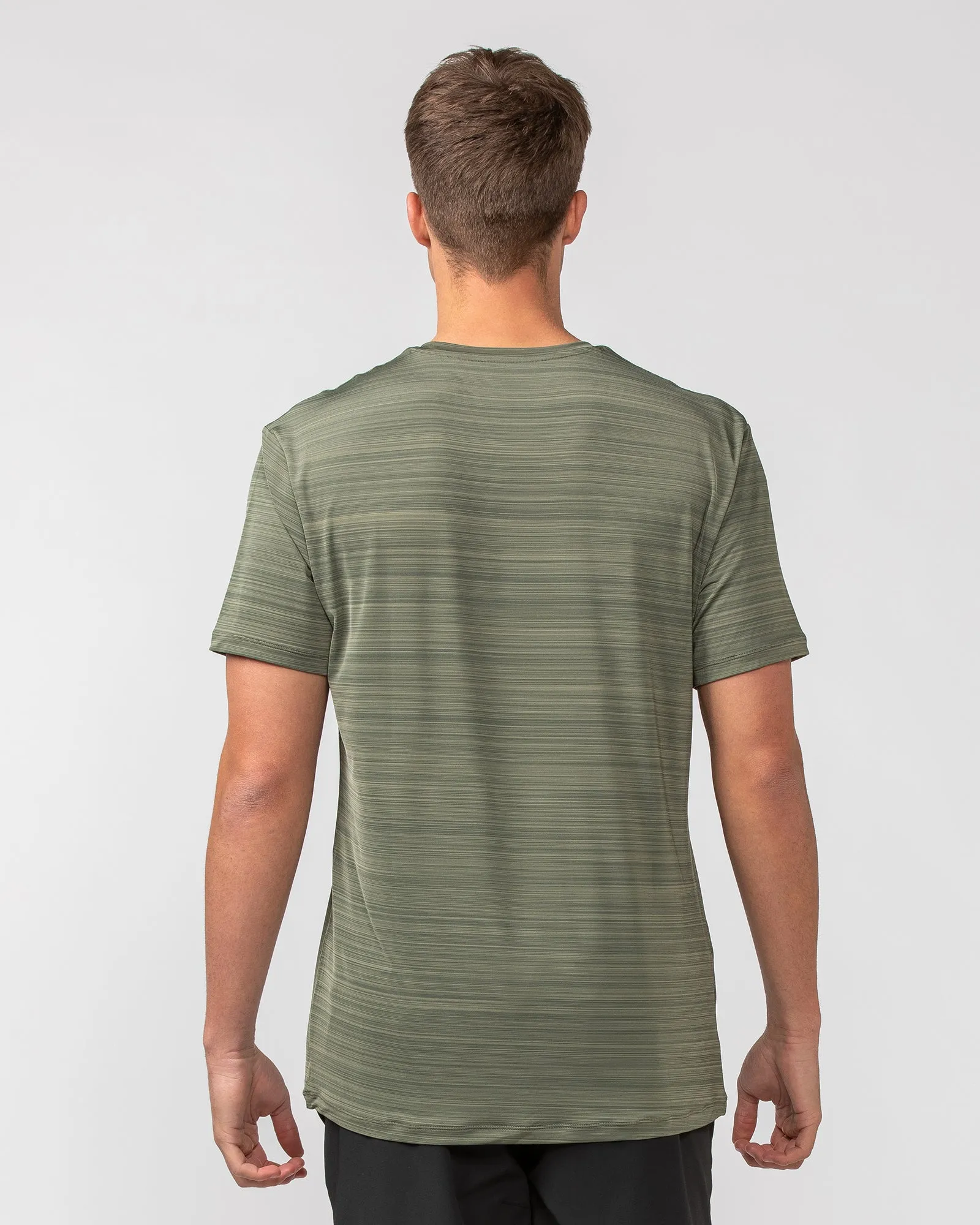 MN Active Running Tee - Dark Khaki sold by Muscle Nation product image thumbnail 4