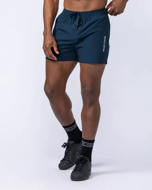 Streamline Training 3" Shorts - Navy sold by Muscle Nation