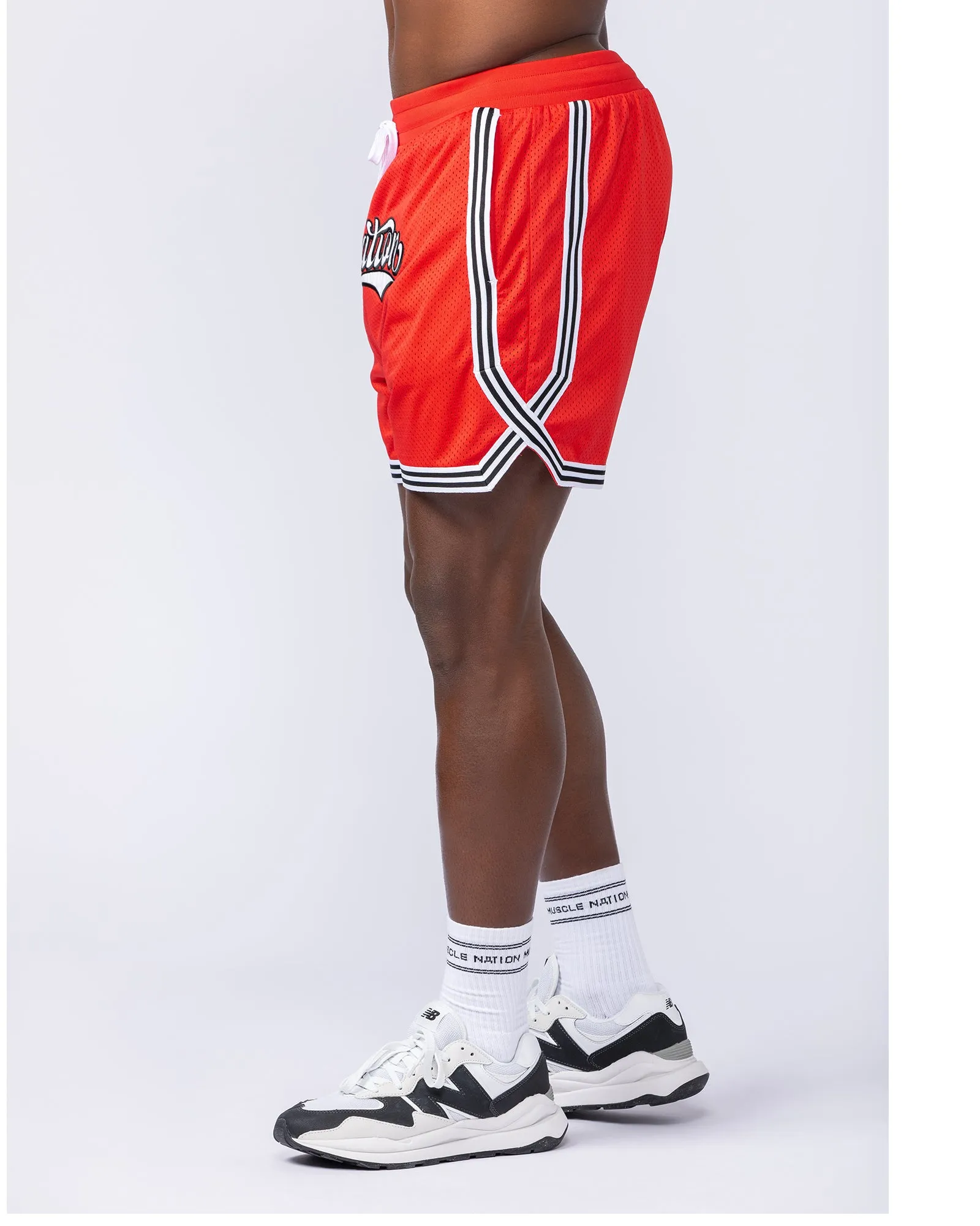 Stadium Basketball 5" Shorts - Chilli sold by Muscle Nation product image thumbnail 3