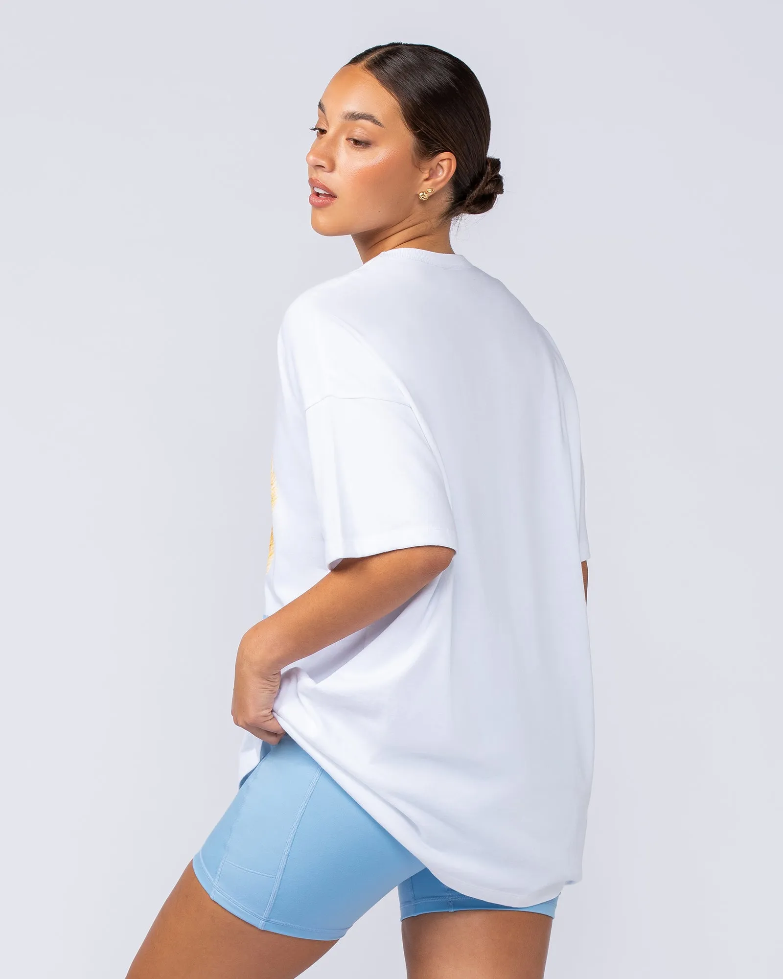 P Power Oversized Tee - White sold by Muscle Nation product image thumbnail 5