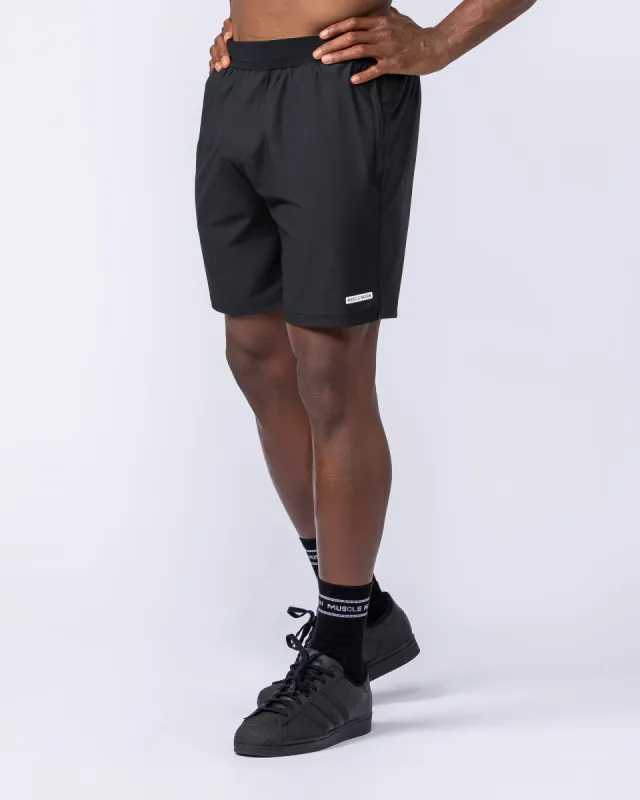 On Repeat Training 7" Shorts - Black made by Muscle Nation