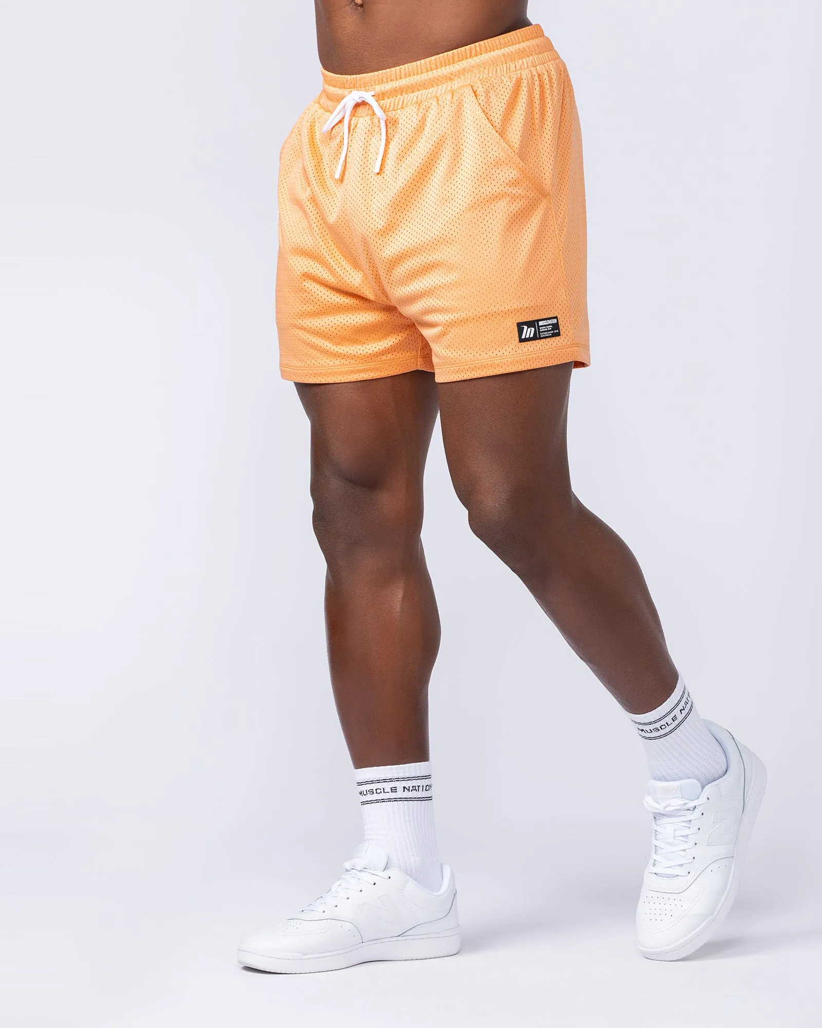 Lay Up 3.5" Shorts - Peach sold by Muscle Nation product image thumbnail 4