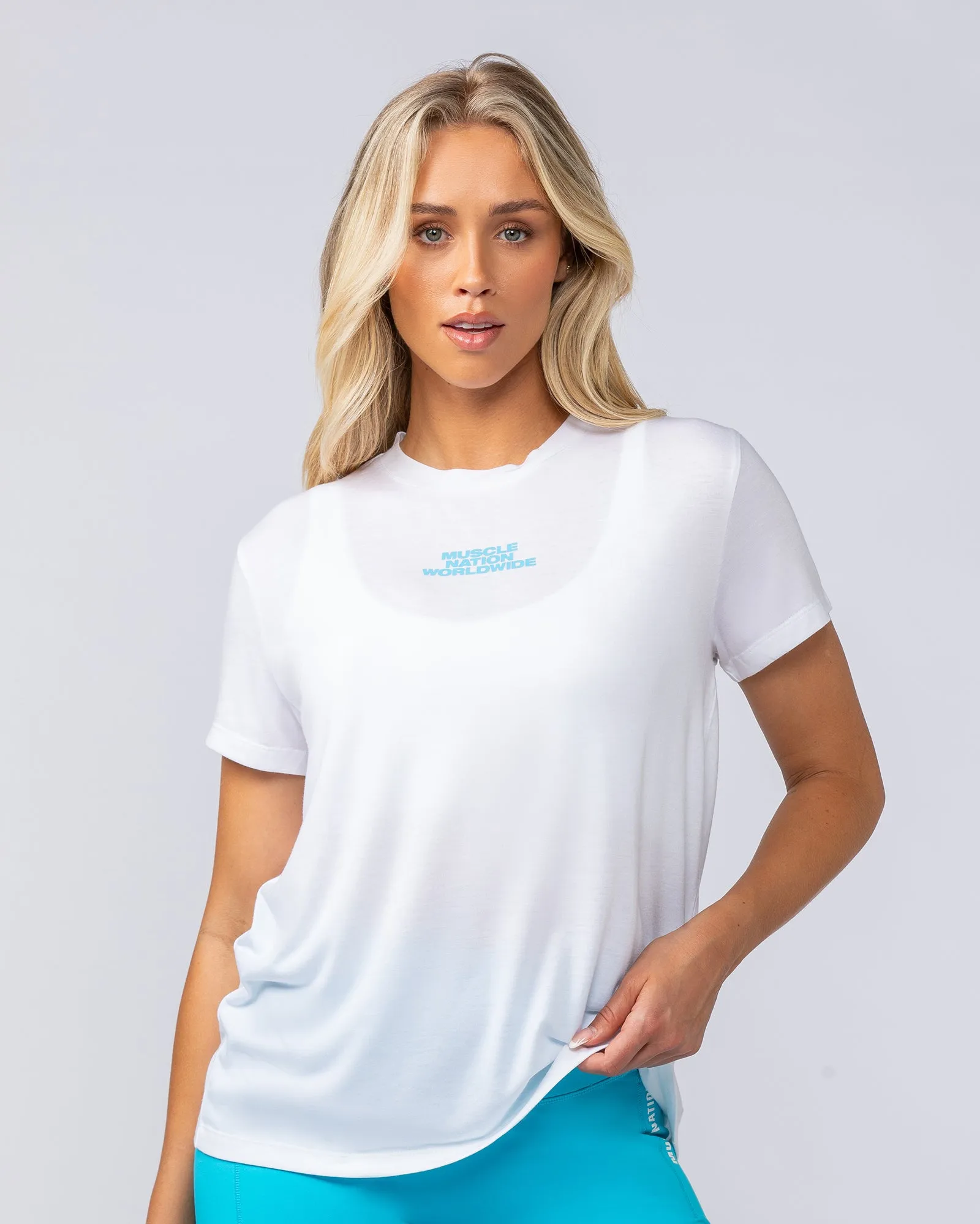 Global Training Tee - White sold by Muscle Nation product image thumbnail 2