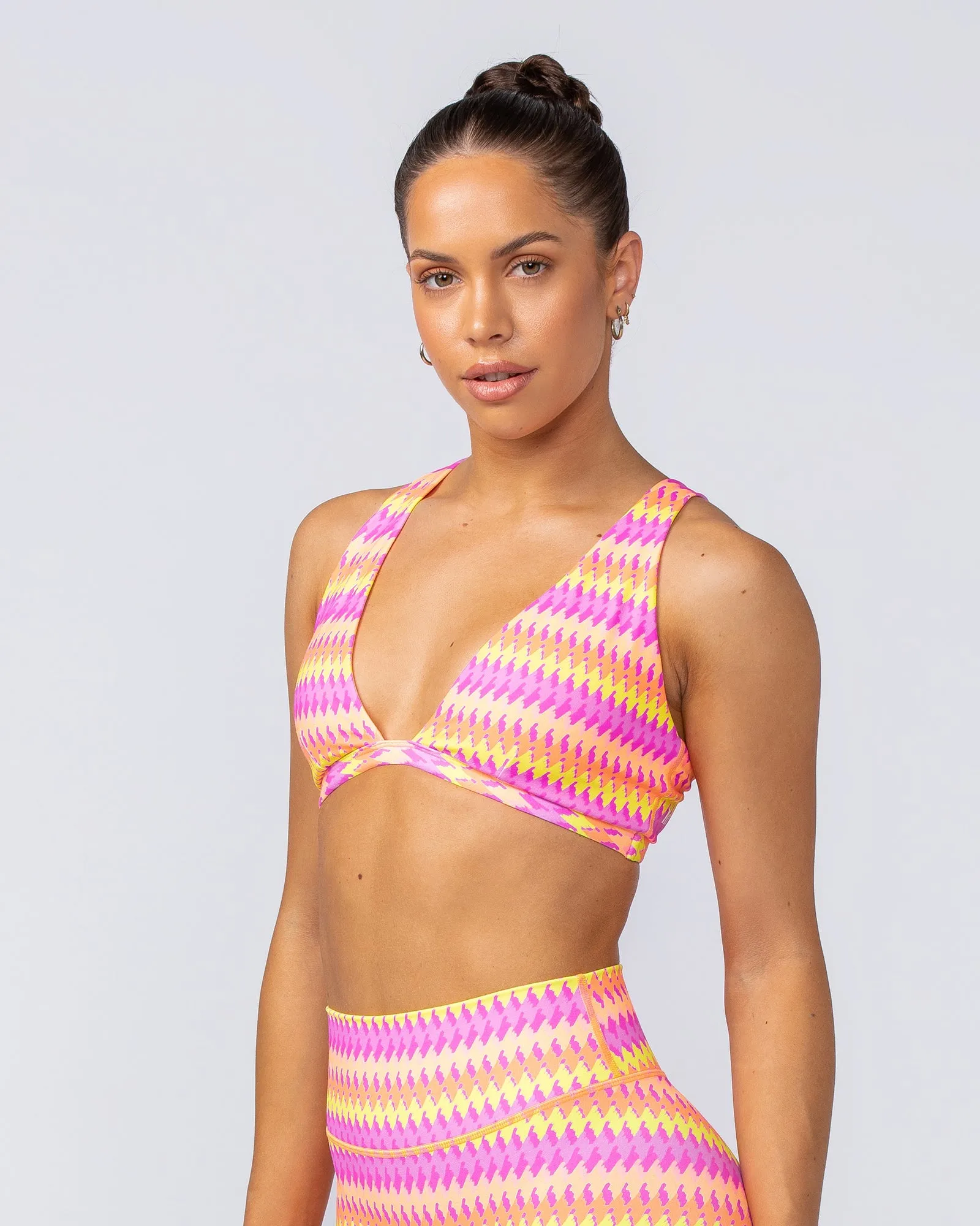 Glow Bralette - Fiesta Print sold by Muscle Nation product image thumbnail 3