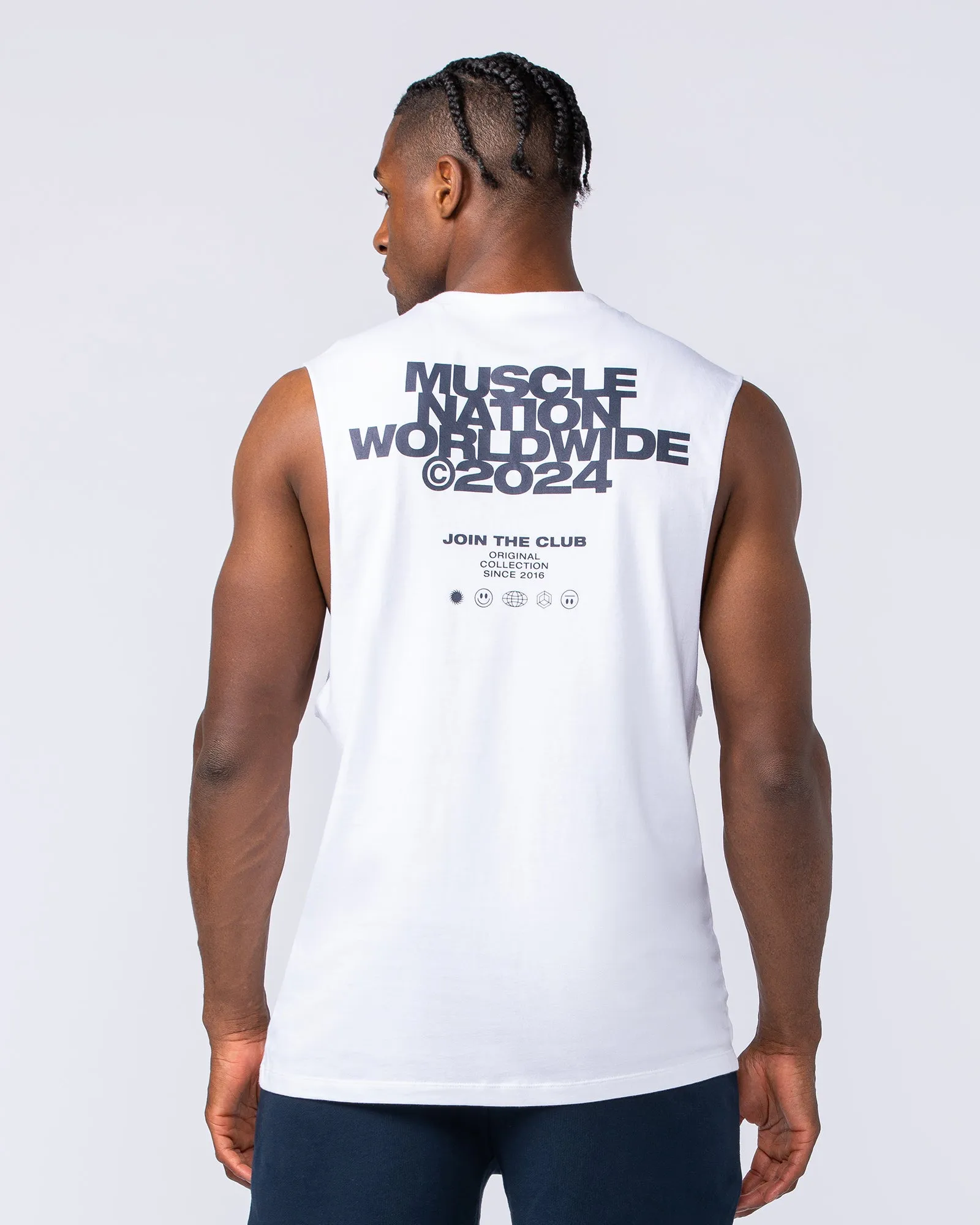 Global Training Tank - White sold by Muscle Nation product image thumbnail 5