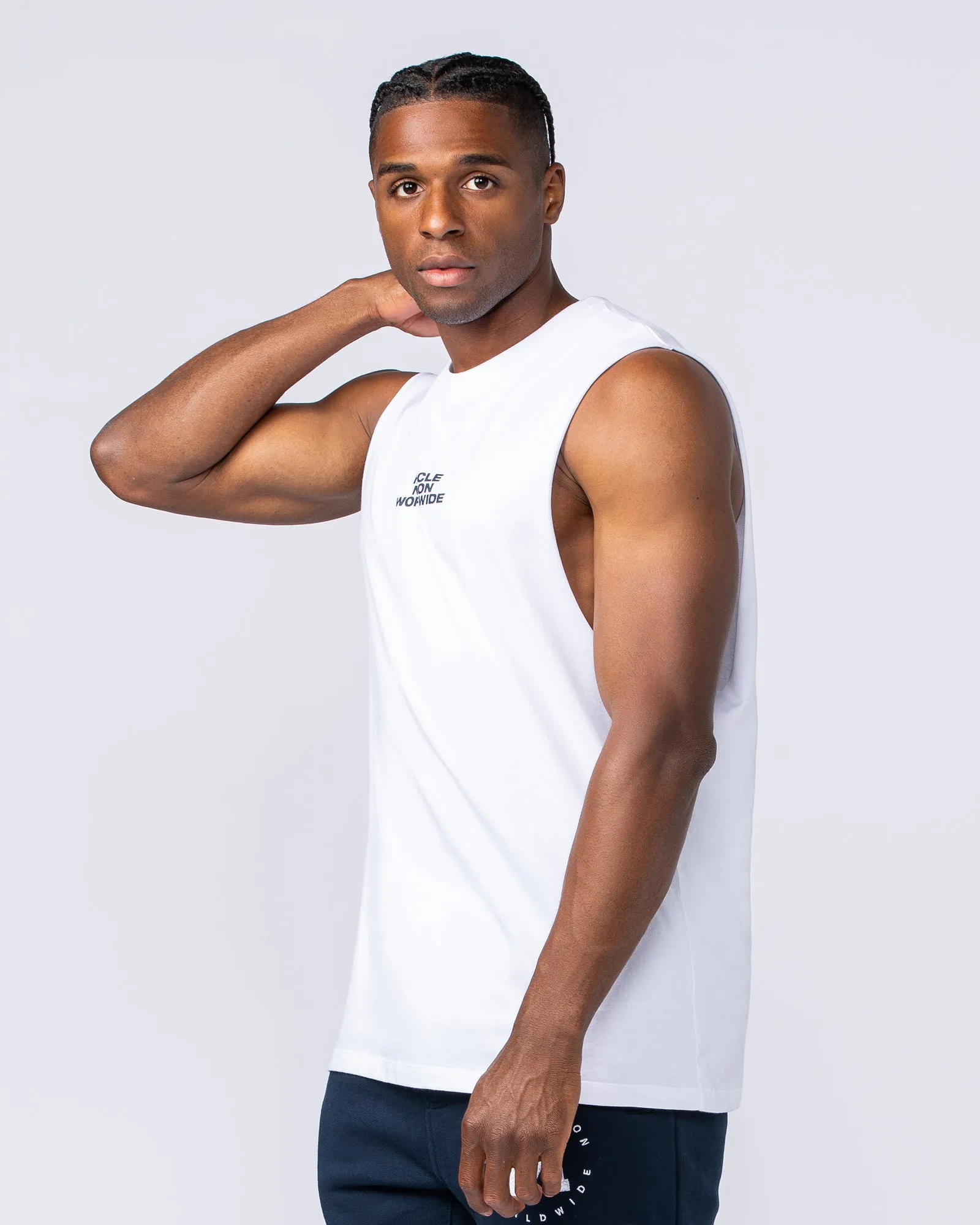 Global Training Tank - White sold by Muscle Nation product image thumbnail 4