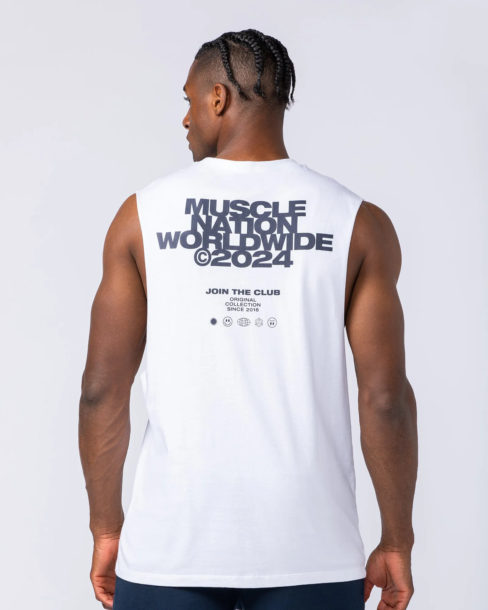 Global Training Tank - White sold by Muscle Nation product image thumbnail 2