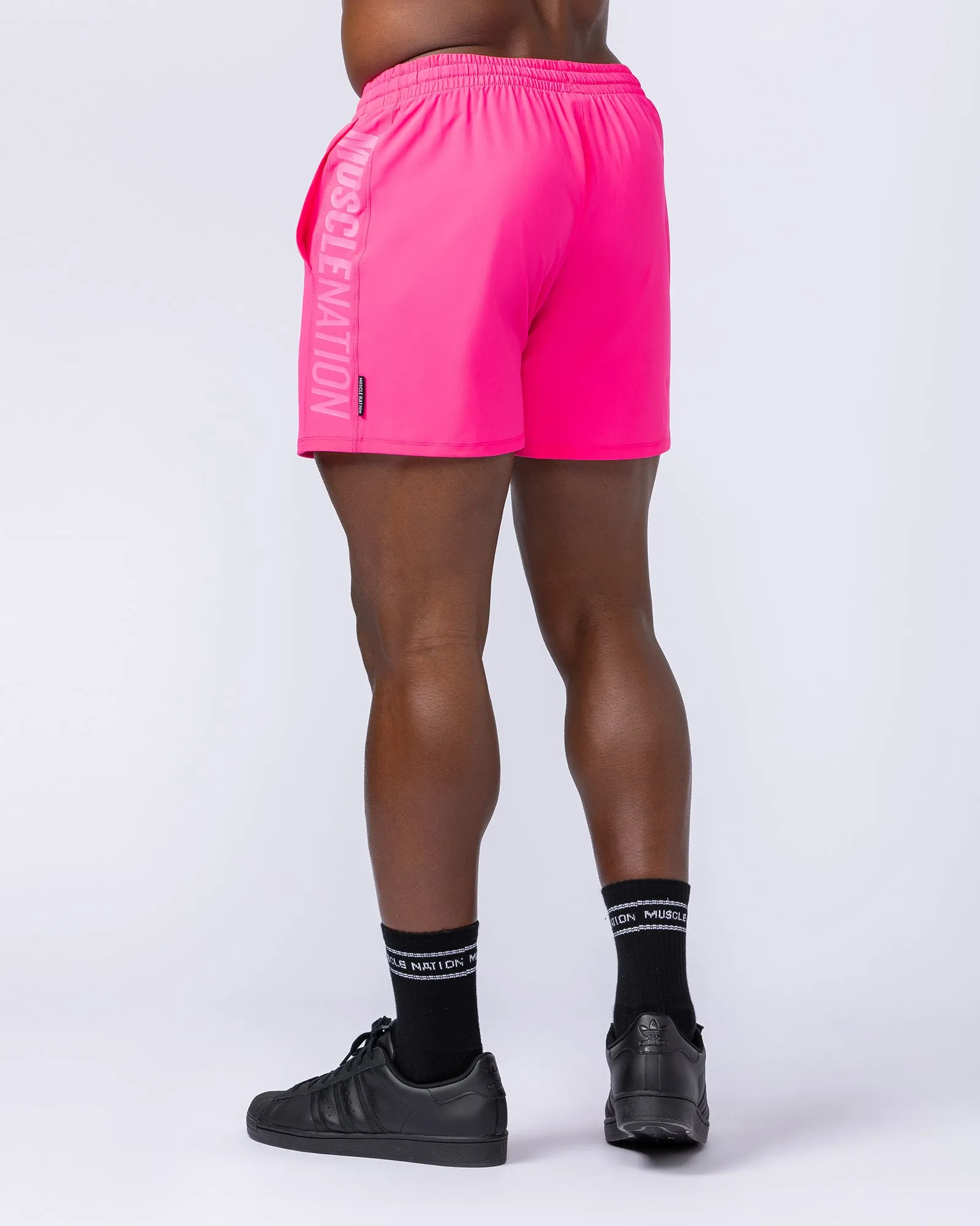 Function 4" Shorts - Bright Pink sold by Muscle Nation product image thumbnail 4