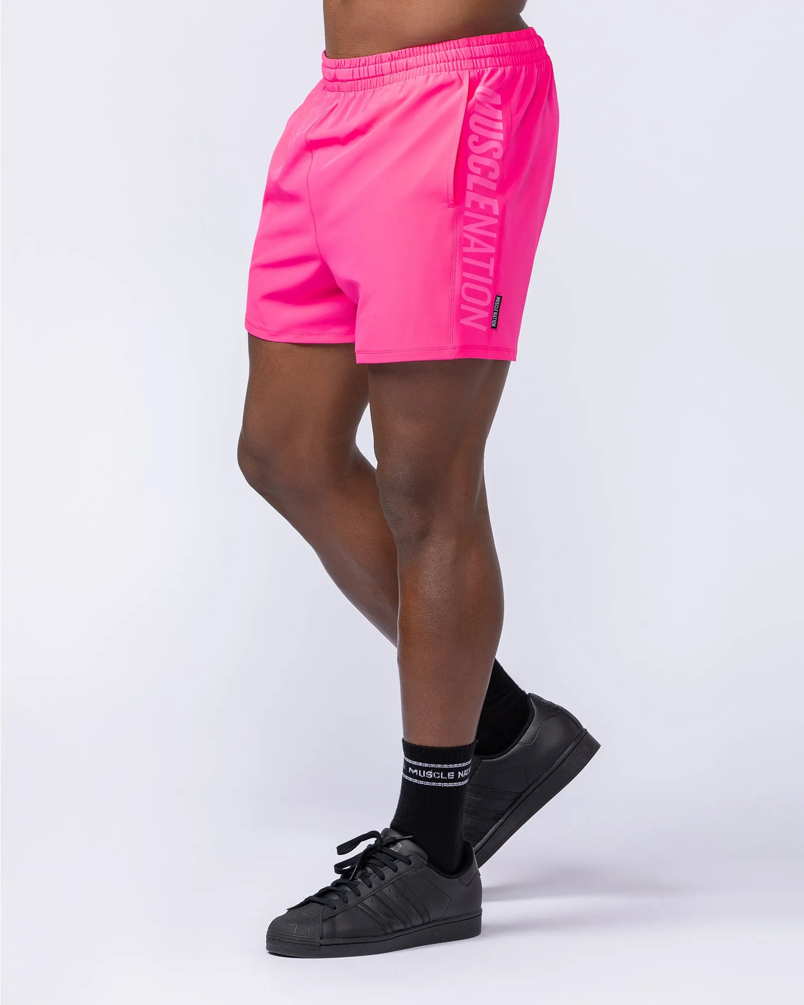 Function 4" Shorts - Bright Pink sold by Muscle Nation product image thumbnail 3