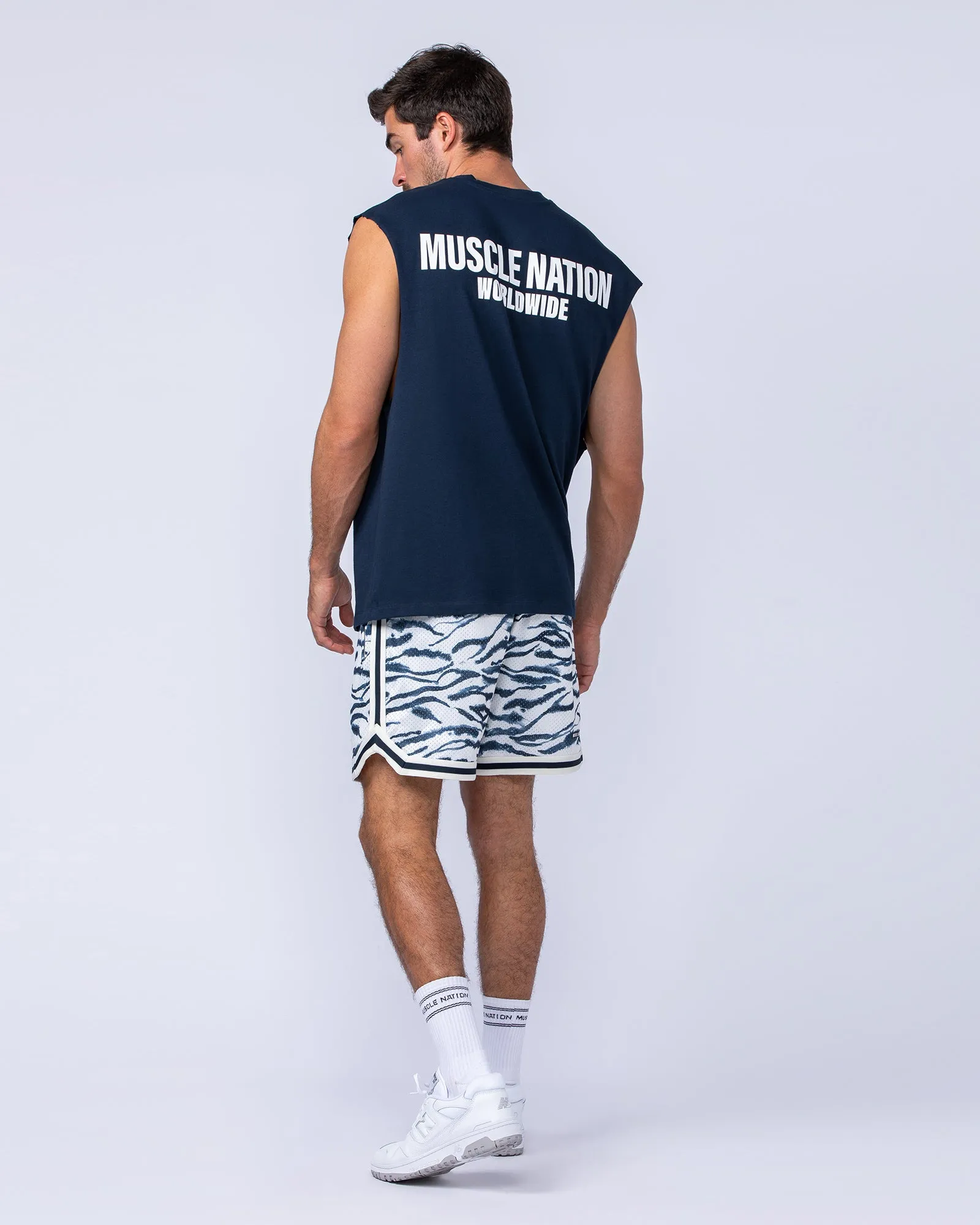 Fresh Basketball 5" Shorts - Zebra Print sold by Muscle Nation product image thumbnail 5