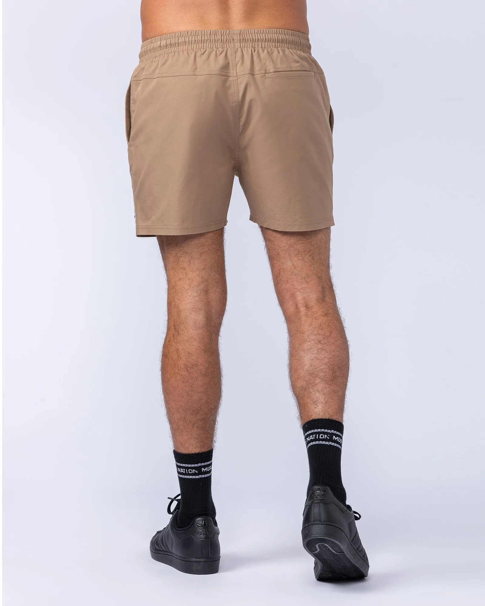 Daily 4" Shorts - Tan sold by Muscle Nation product image thumbnail 3