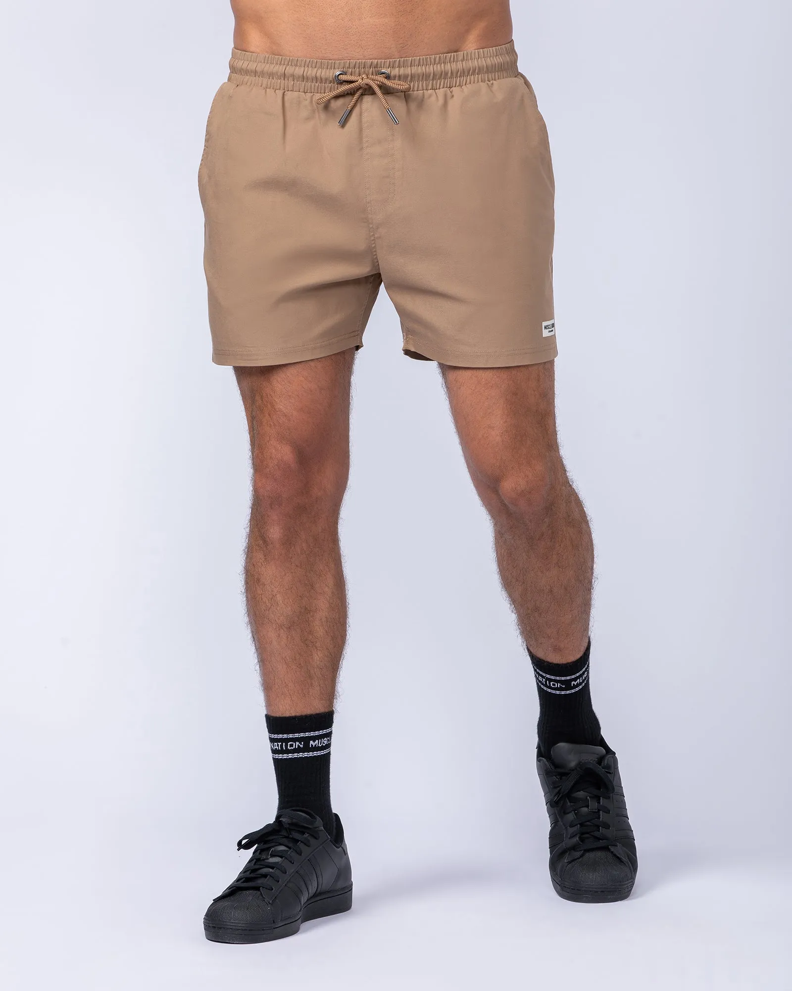 Daily 4" Shorts - Tan sold by Muscle Nation product image thumbnail 5