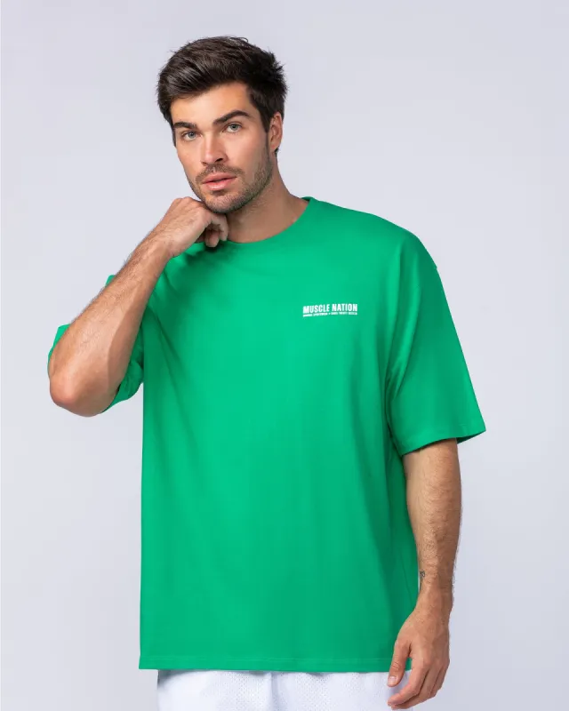 Arena Oversized Tee - Clover sold by Muscle Nation