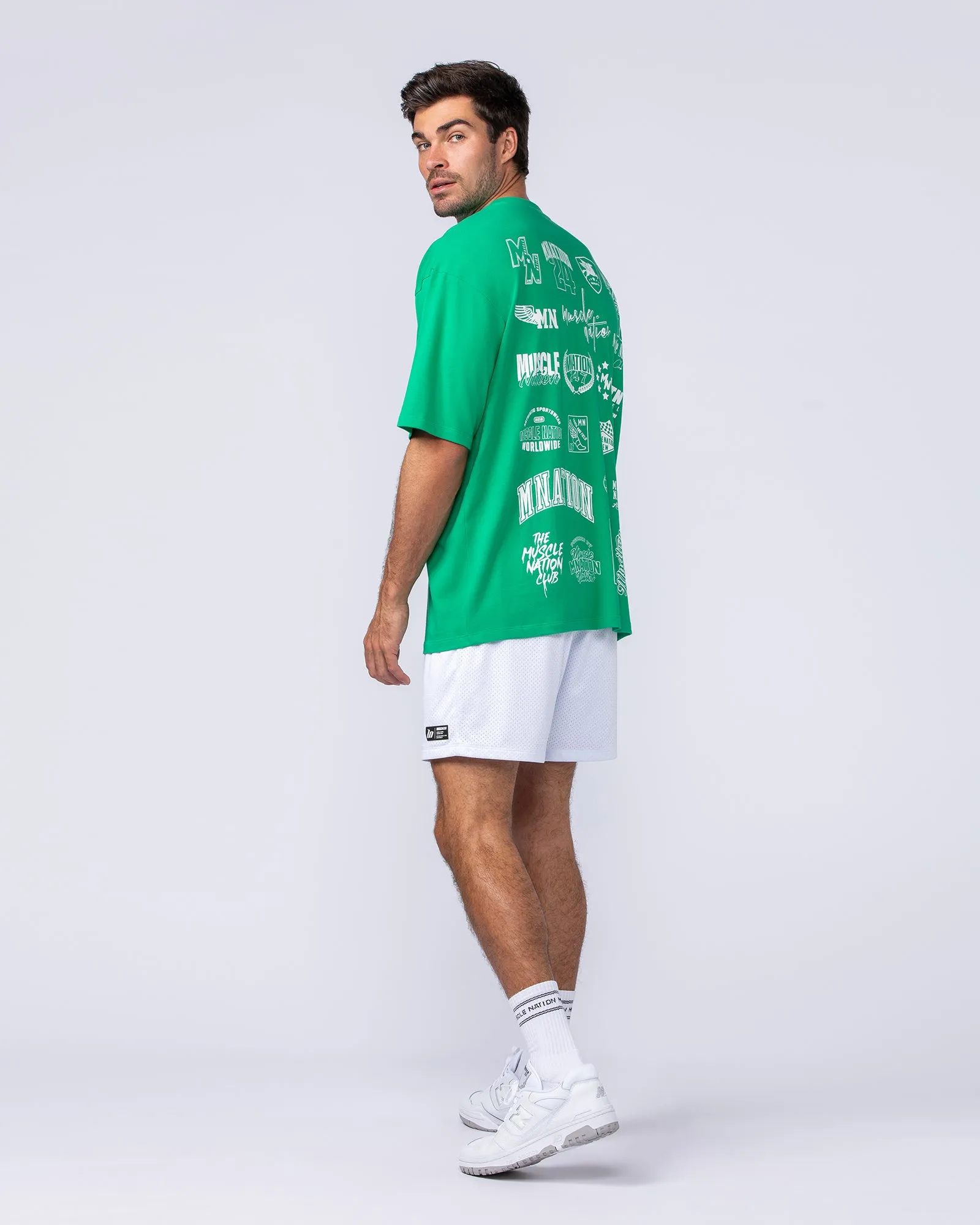 Arena Oversized Tee - Clover sold by Muscle Nation product image thumbnail 3