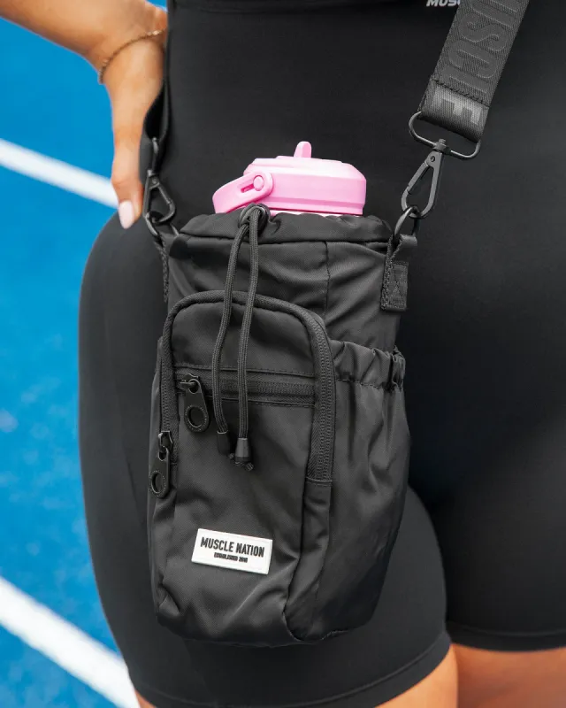 Bottle Bag - Black made by Muscle Nation