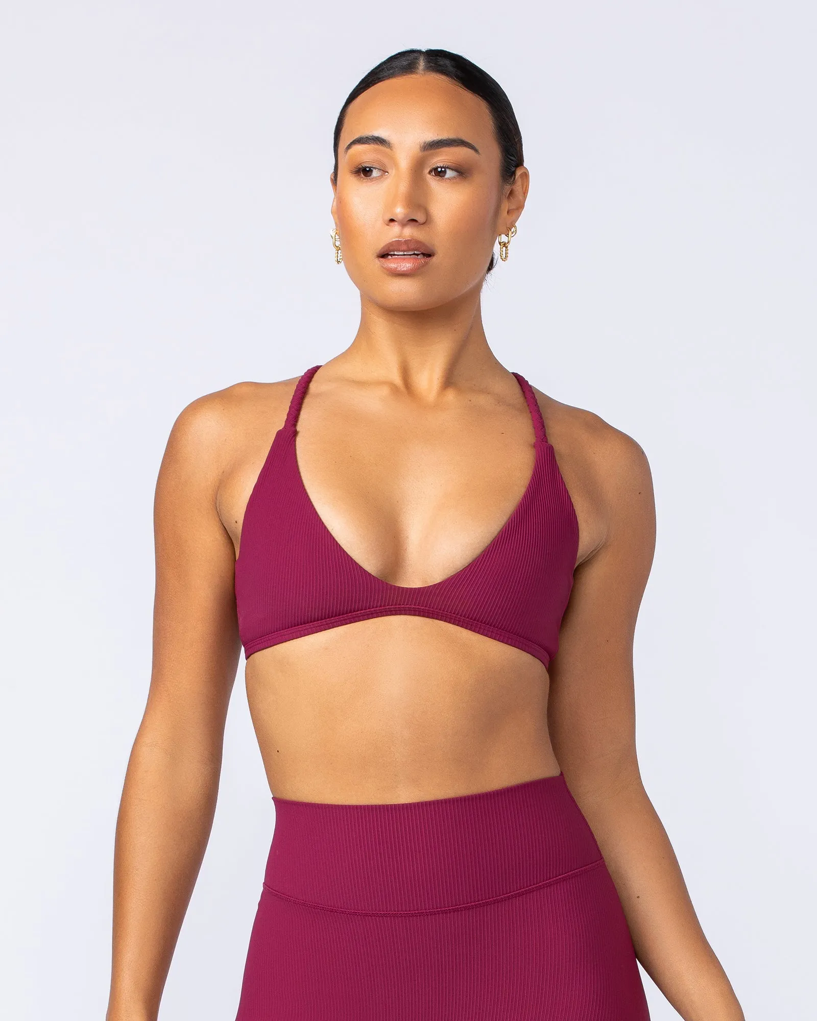 Breeze Rib Bralette - Rose Bud sold by Muscle Nation product image thumbnail 2