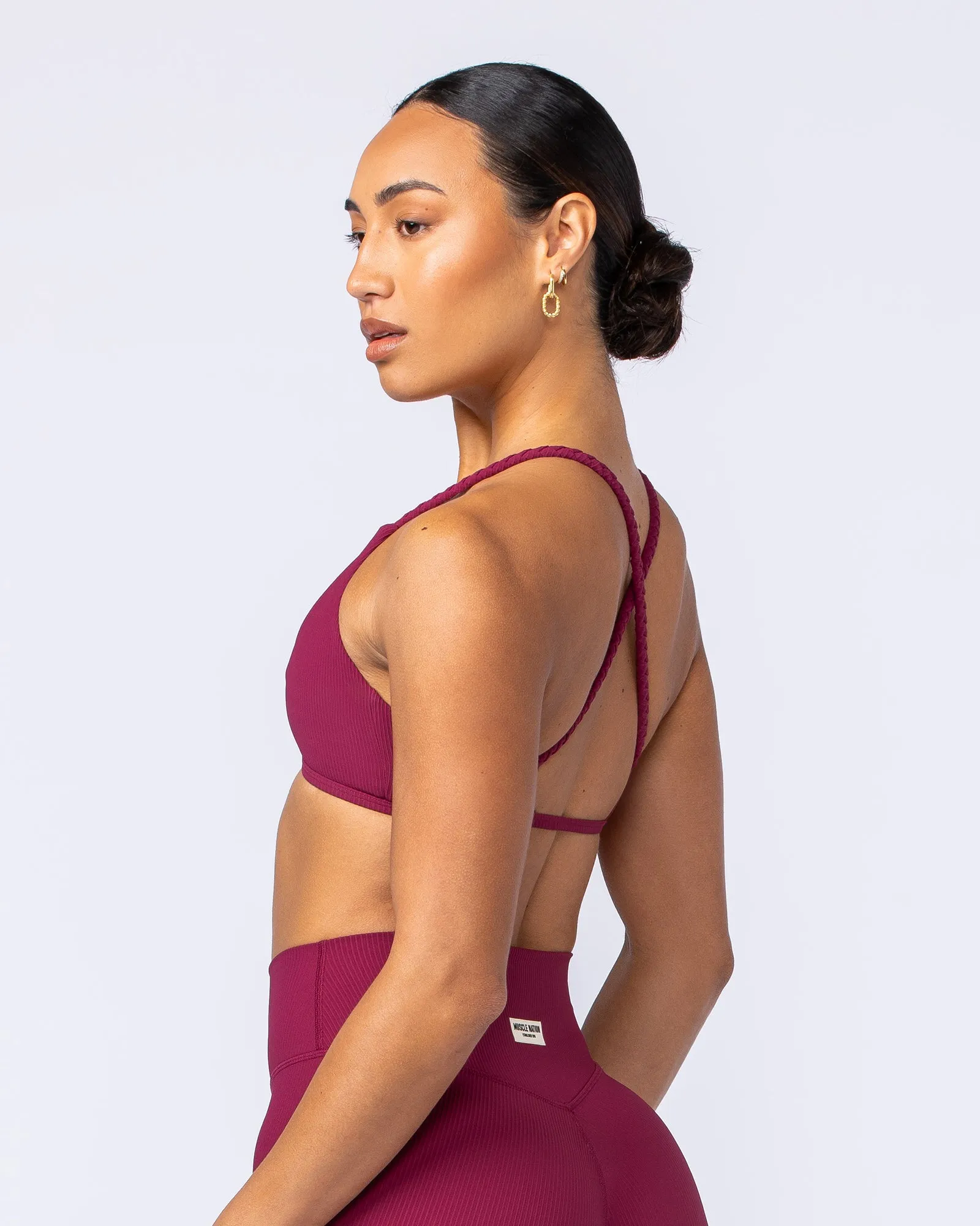 Breeze Rib Bralette - Rose Bud sold by Muscle Nation product image thumbnail 5