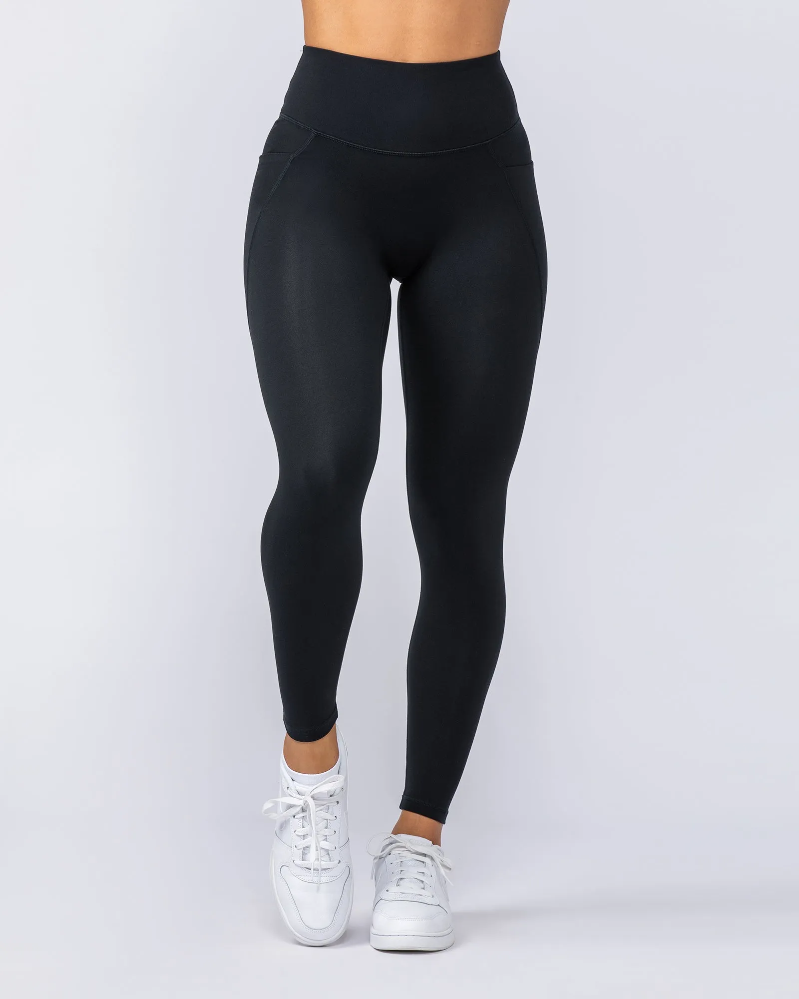Booty Shaper Pocket Ankle Length Leggings - Black sold by Muscle Nation product image thumbnail 3