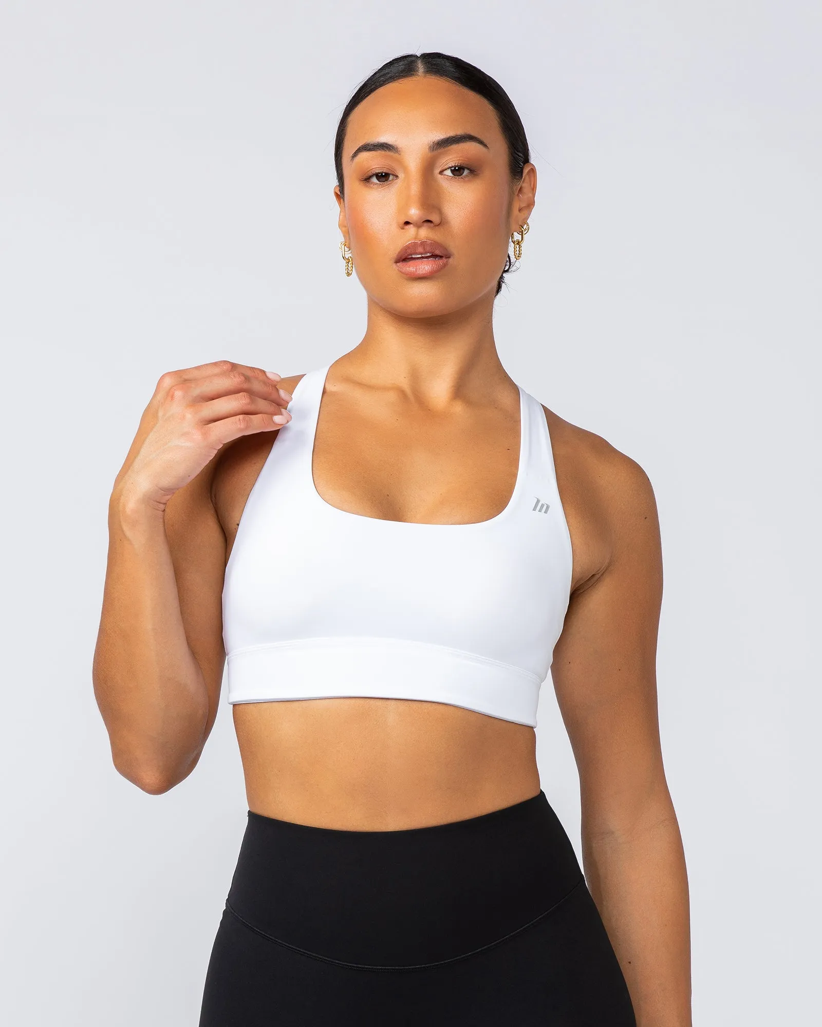 Unstoppable Bra - White sold by Muscle Nation