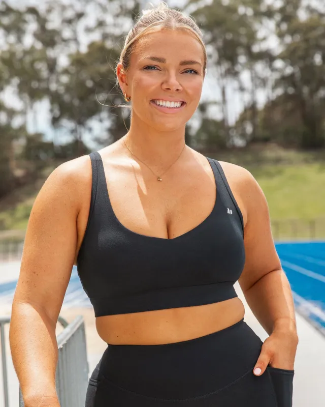 Unstoppable Bra - Black sold by Muscle Nation