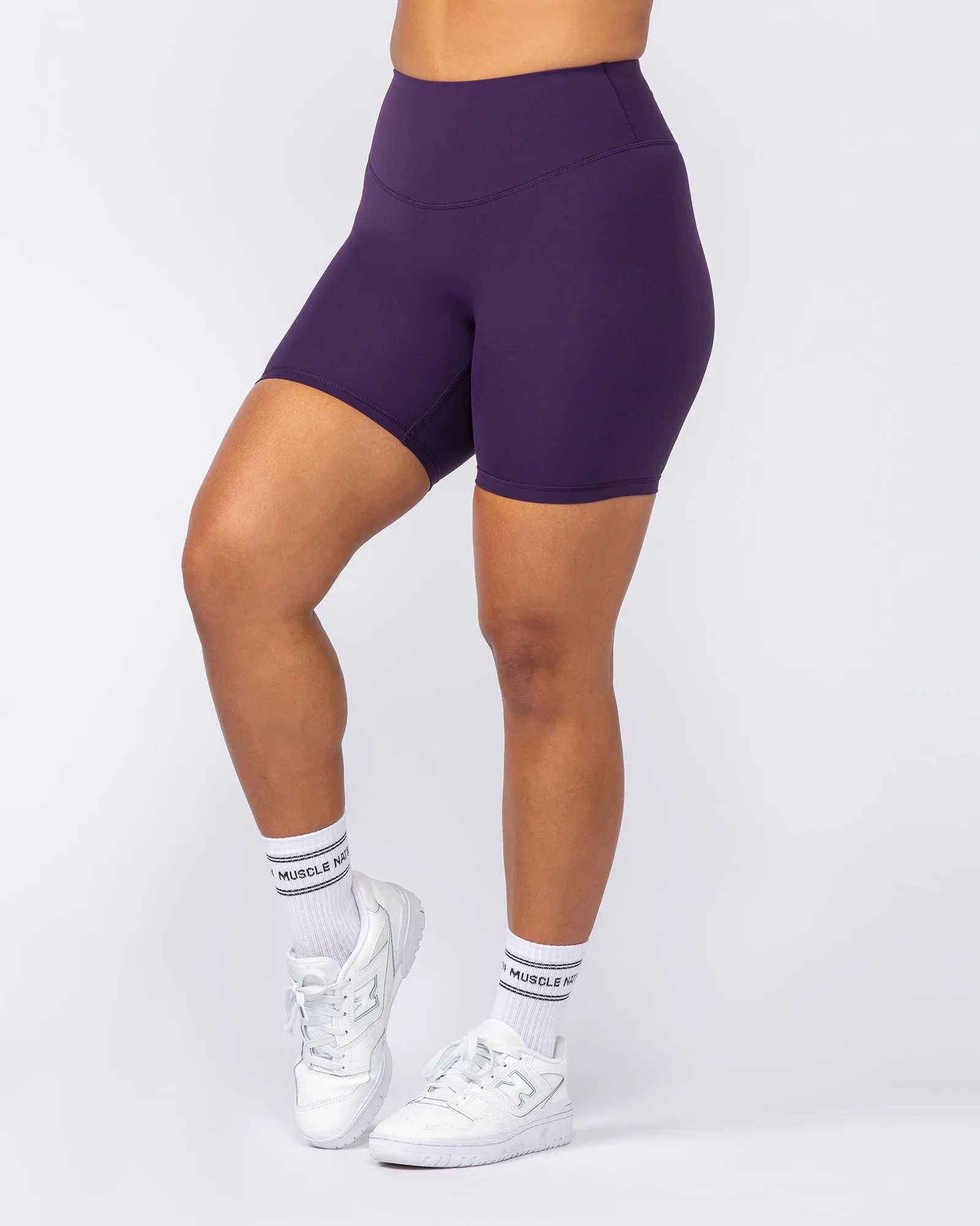 Ultra Aura Bike Shorts - Dark Purple sold by Muscle Nation product image thumbnail 4