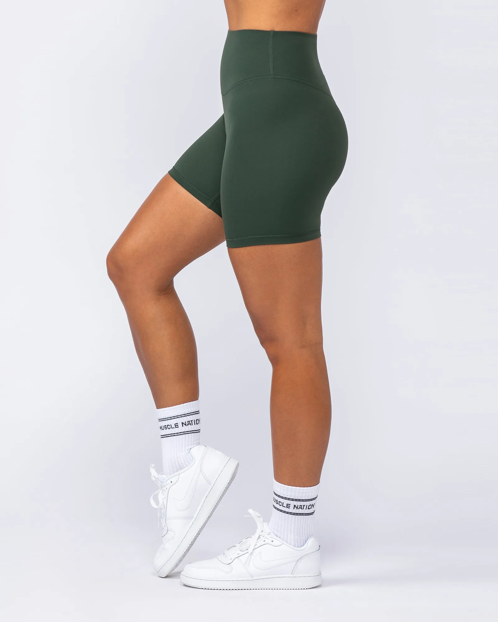 Ultra Aura Bike Shorts - Dark Olive sold by Muscle Nation product image thumbnail 3