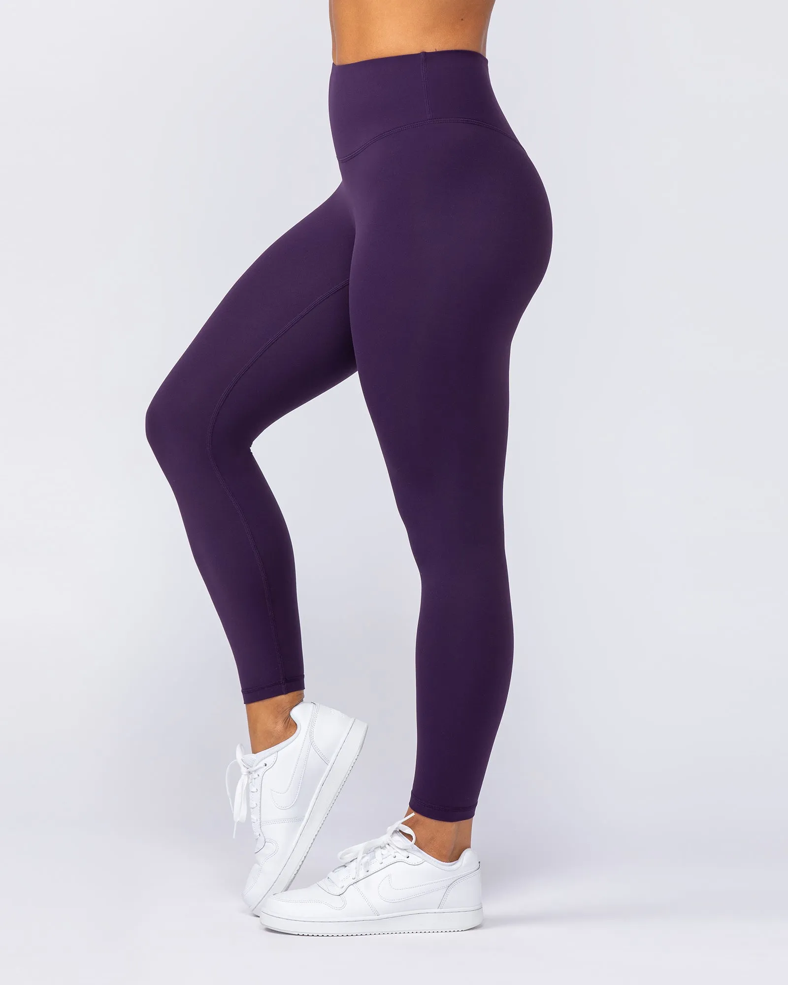 Ultra Aura Ankle Length Leggings - Dark Purple sold by Muscle Nation product image thumbnail 4