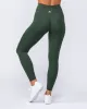 Ultra Aura Ankle Length Leggings - Dark Olive sold by Muscle Nation