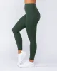 Ultra Aura Ankle Length Leggings - Dark Olive sold by Muscle Nation
