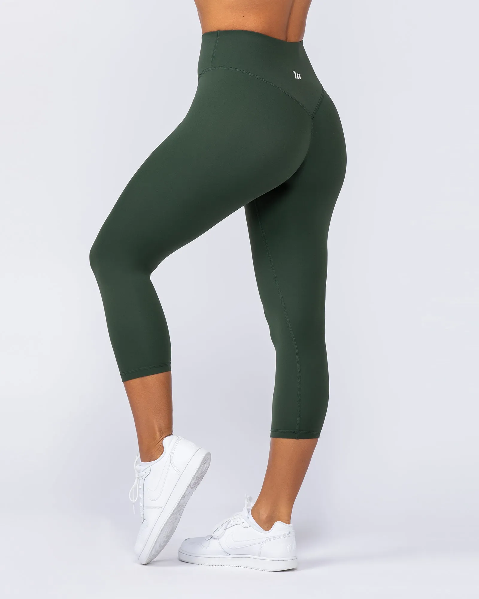 Ultra Aura 7/8 Leggings - Dark Olive sold by Muscle Nation