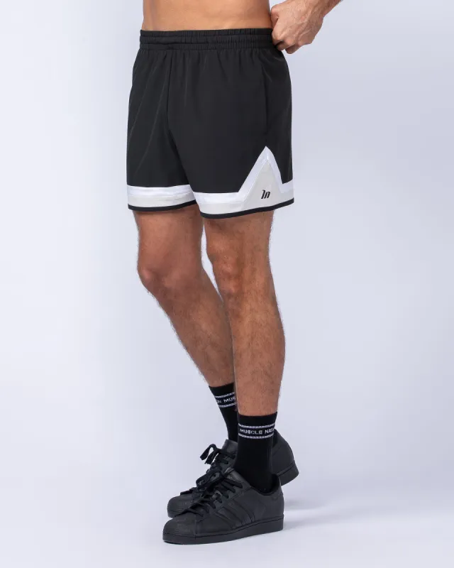 Player 4" Active Shorts - Black sold by Muscle Nation