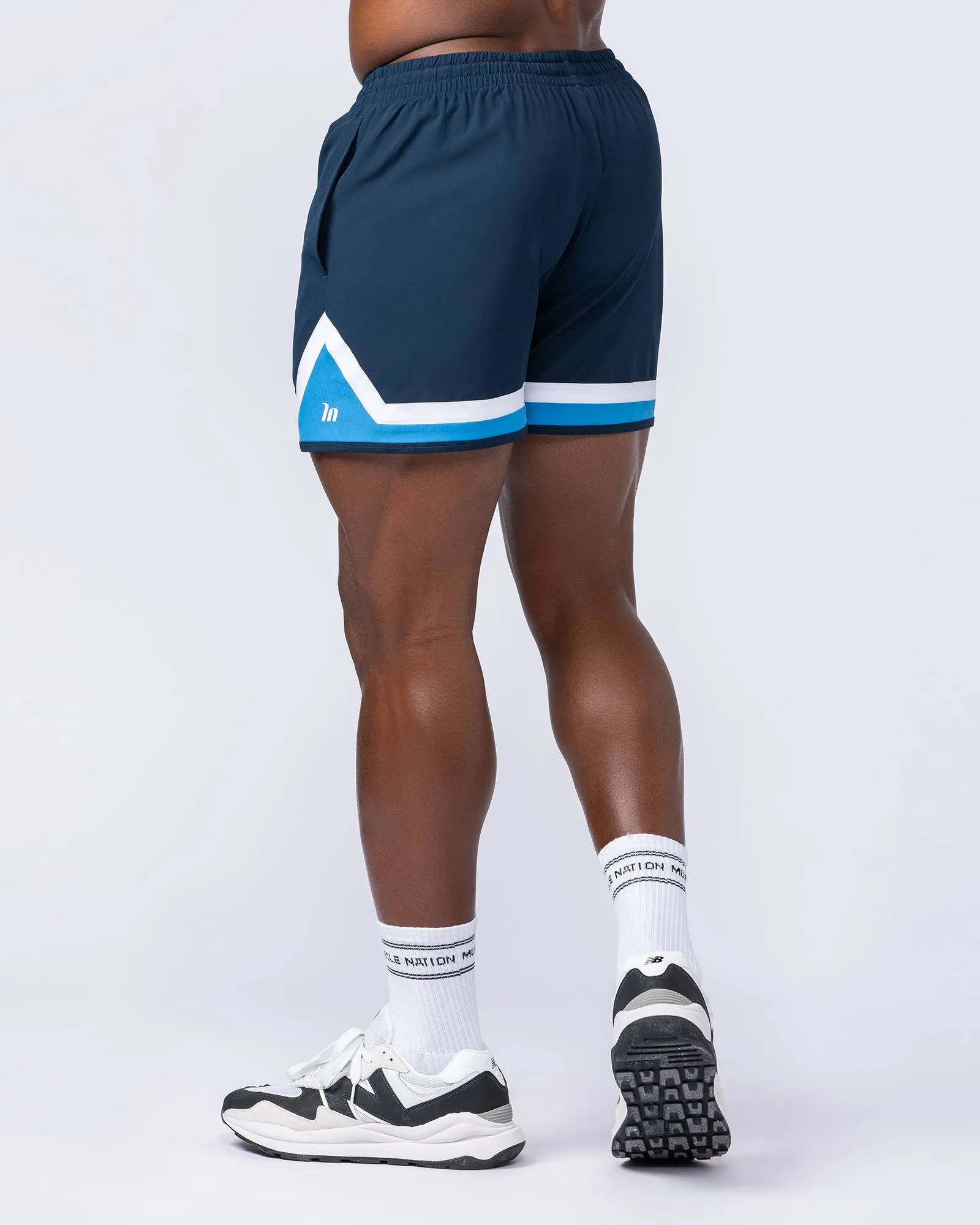 Player 4" Active Shorts - Navy sold by Muscle Nation product image thumbnail 3