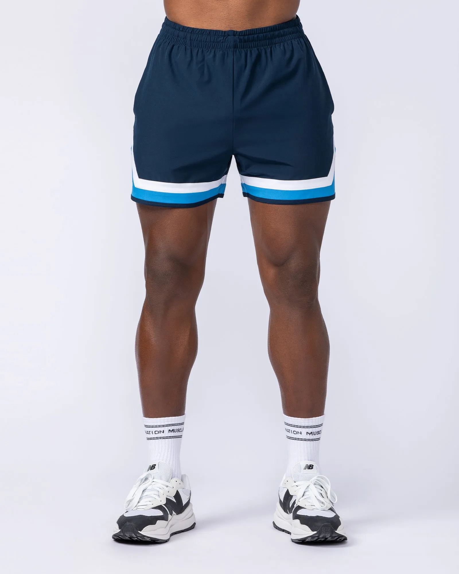 Player 4" Active Shorts - Navy sold by Muscle Nation product image thumbnail 2