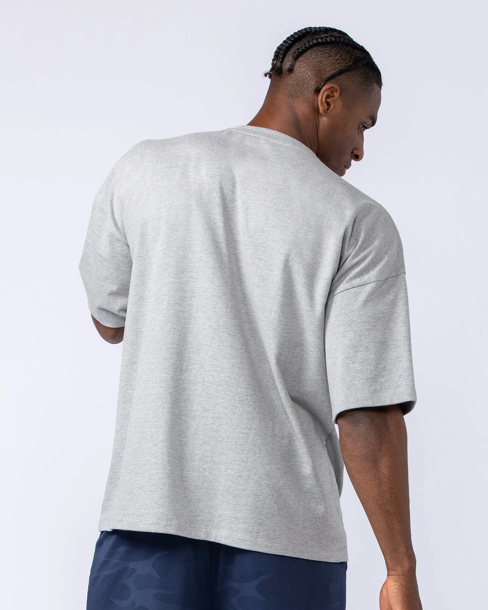 Original Oversized Boxy Tee - Grey Marl sold by Muscle Nation product image thumbnail 5