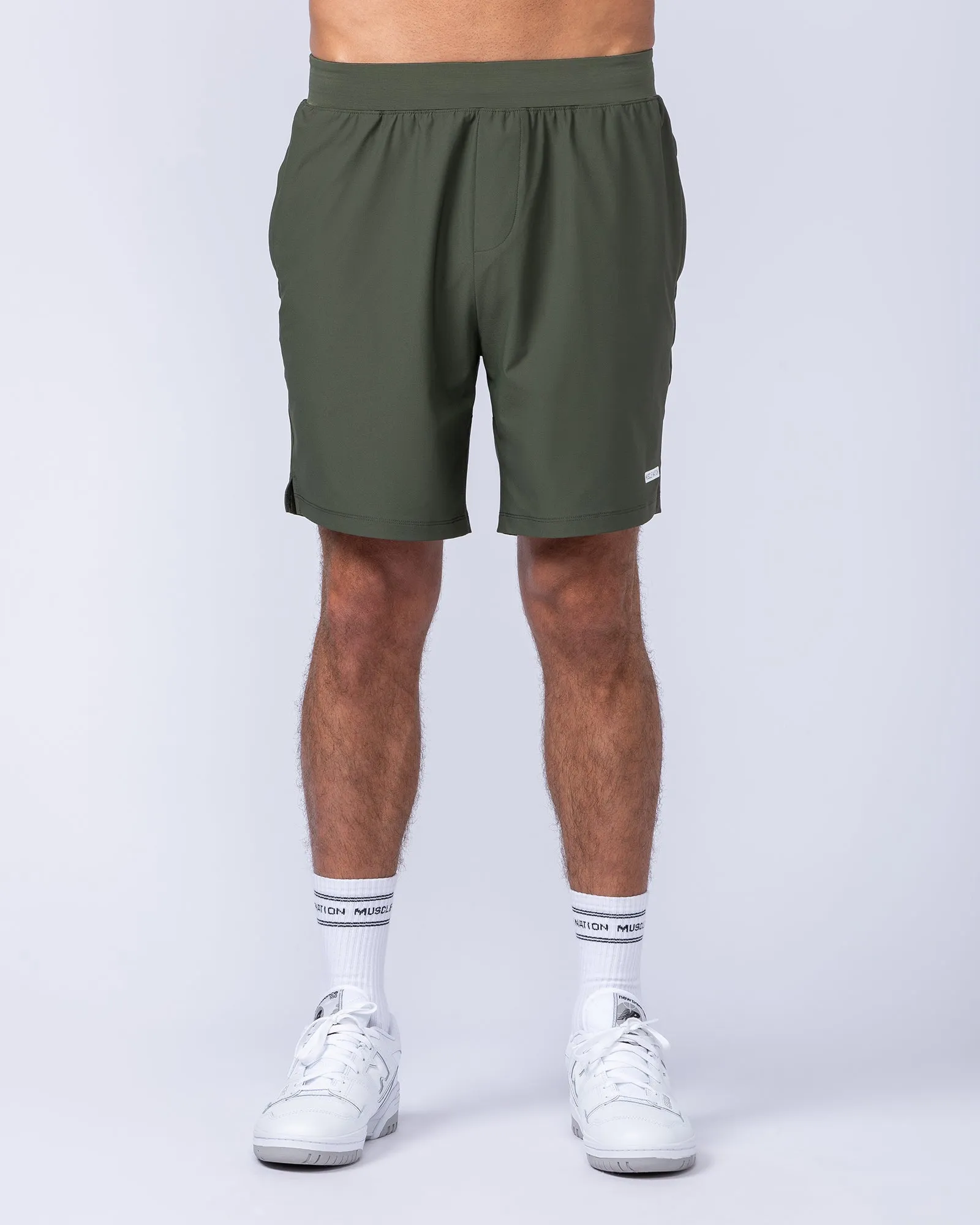 On Repeat Training 7" Shorts - Dark Khaki sold by Muscle Nation product image thumbnail 2
