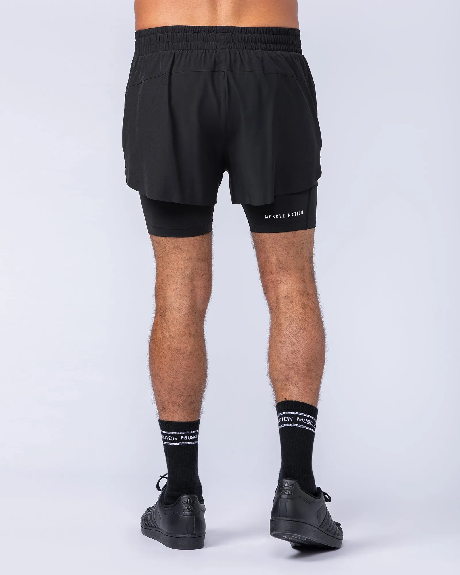 Hybrid 3" Shorts - Black sold by Muscle Nation product image thumbnail 5