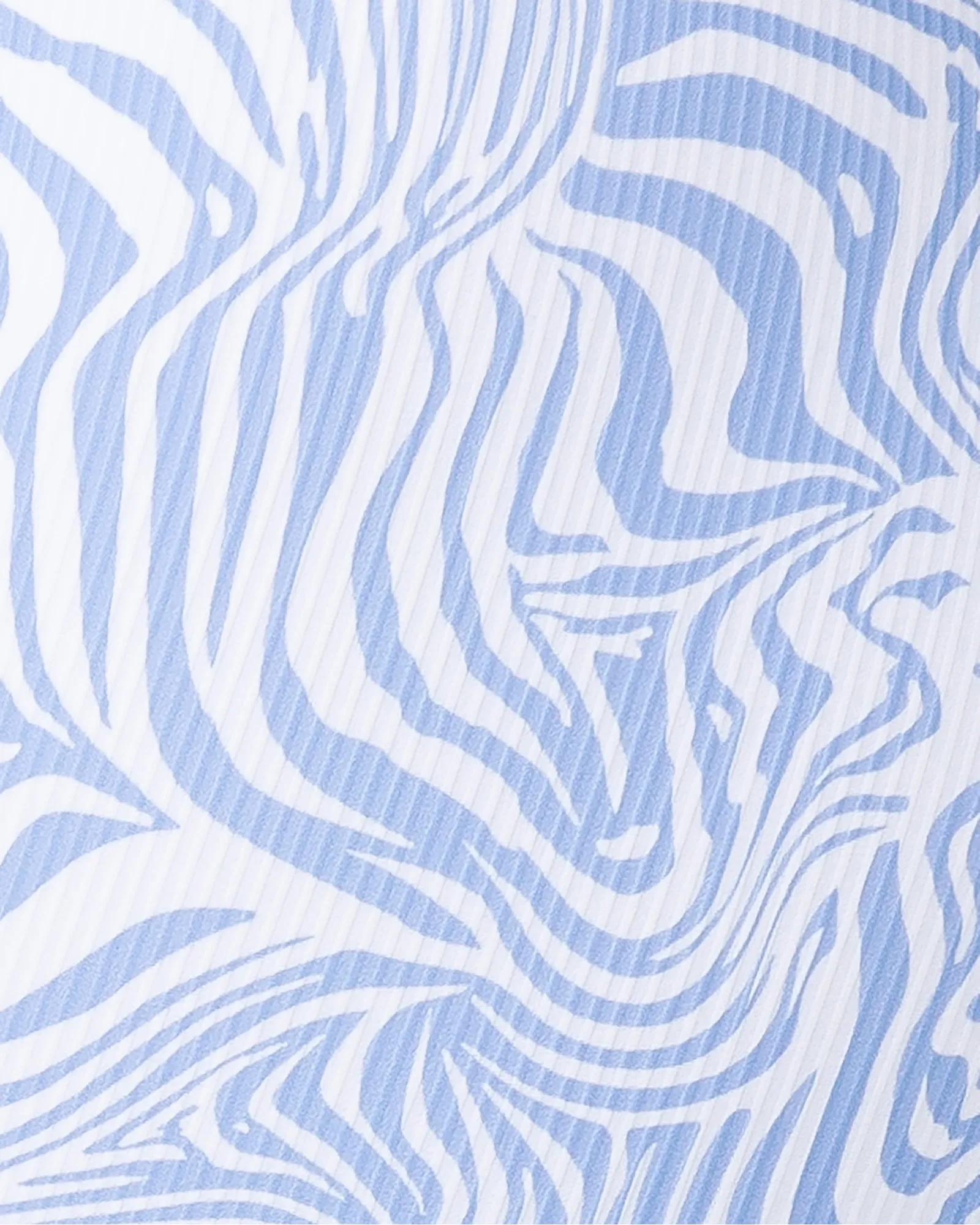 Halter Rib Bralette - Pacific Blue Zebra sold by Muscle Nation product image thumbnail 2