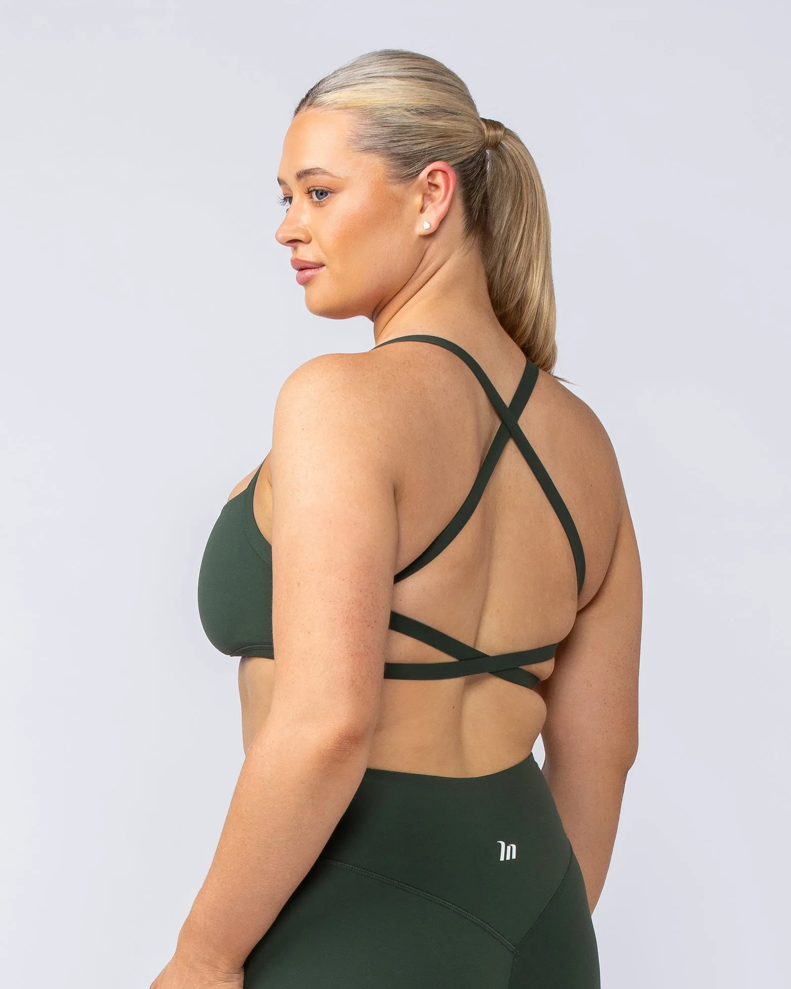 Freedom Bralette - Dark Olive sold by Muscle Nation product image thumbnail 4