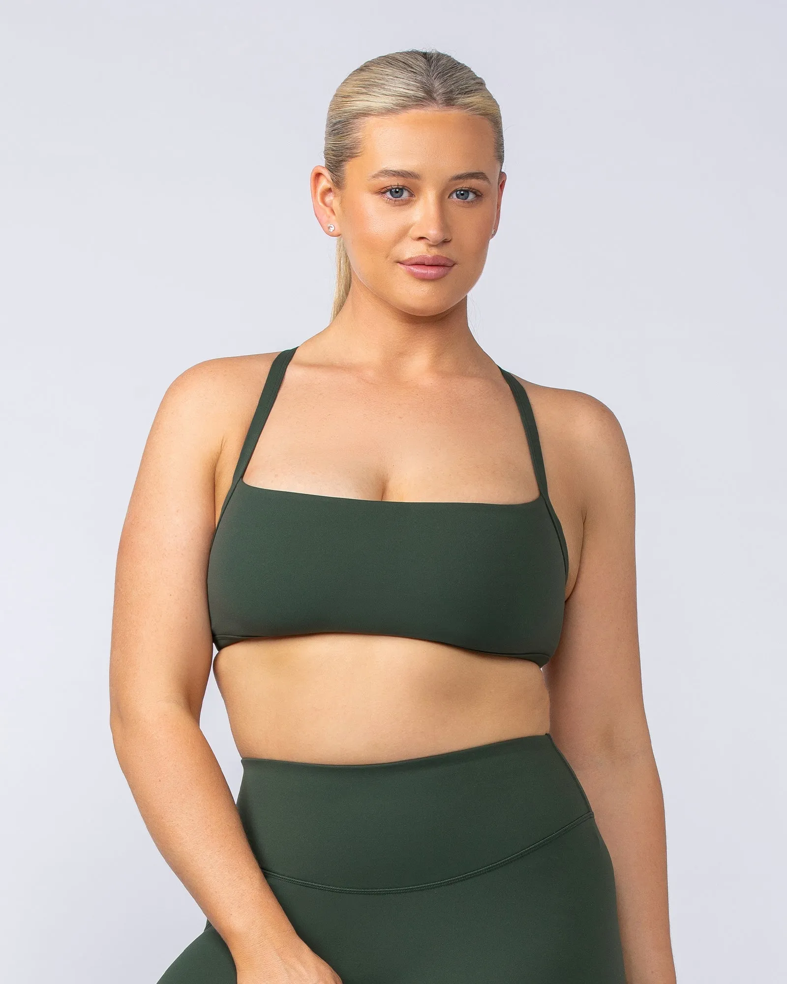 Freedom Bralette - Dark Olive sold by Muscle Nation product image thumbnail 2