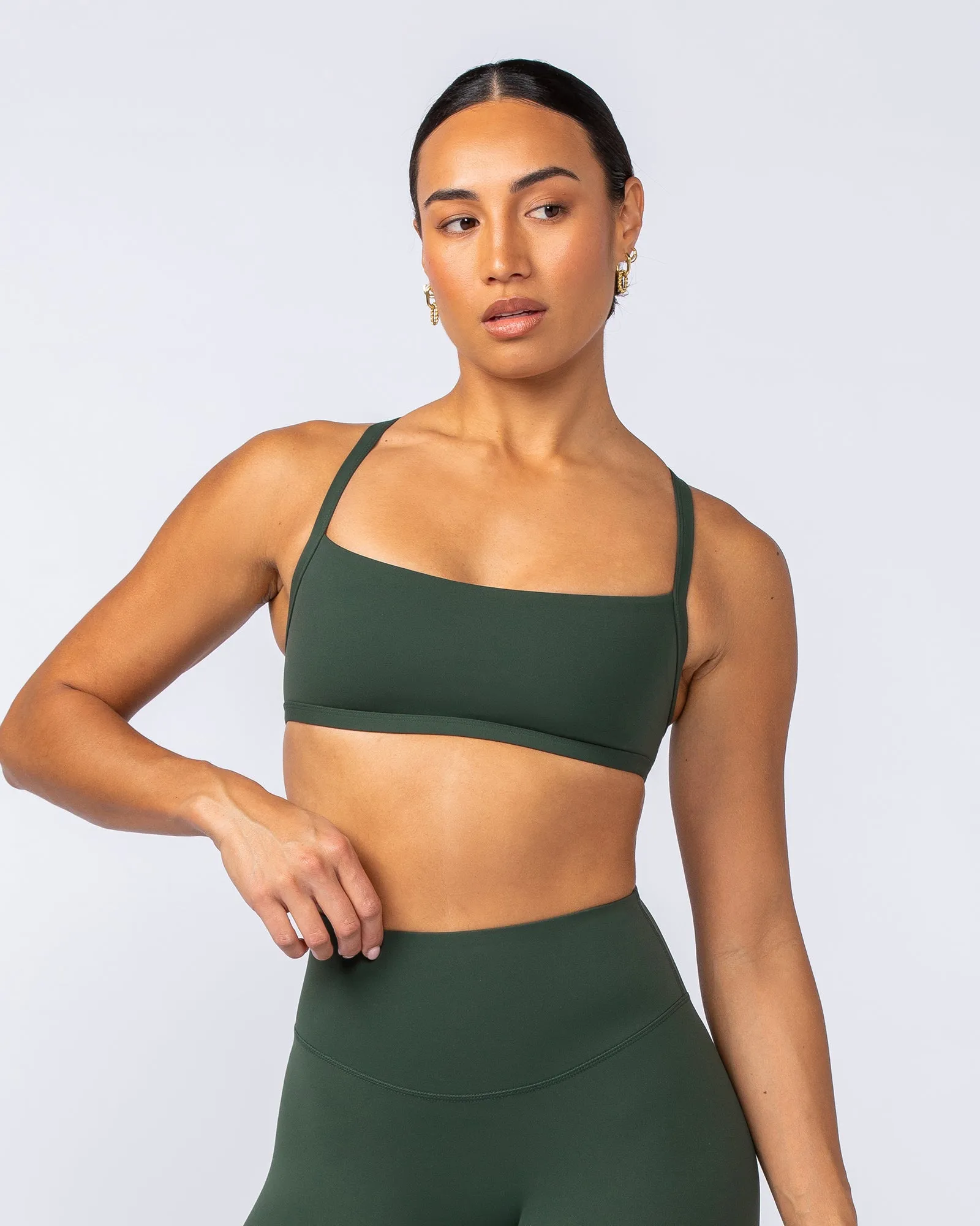 Freedom Bralette - Dark Olive sold by Muscle Nation