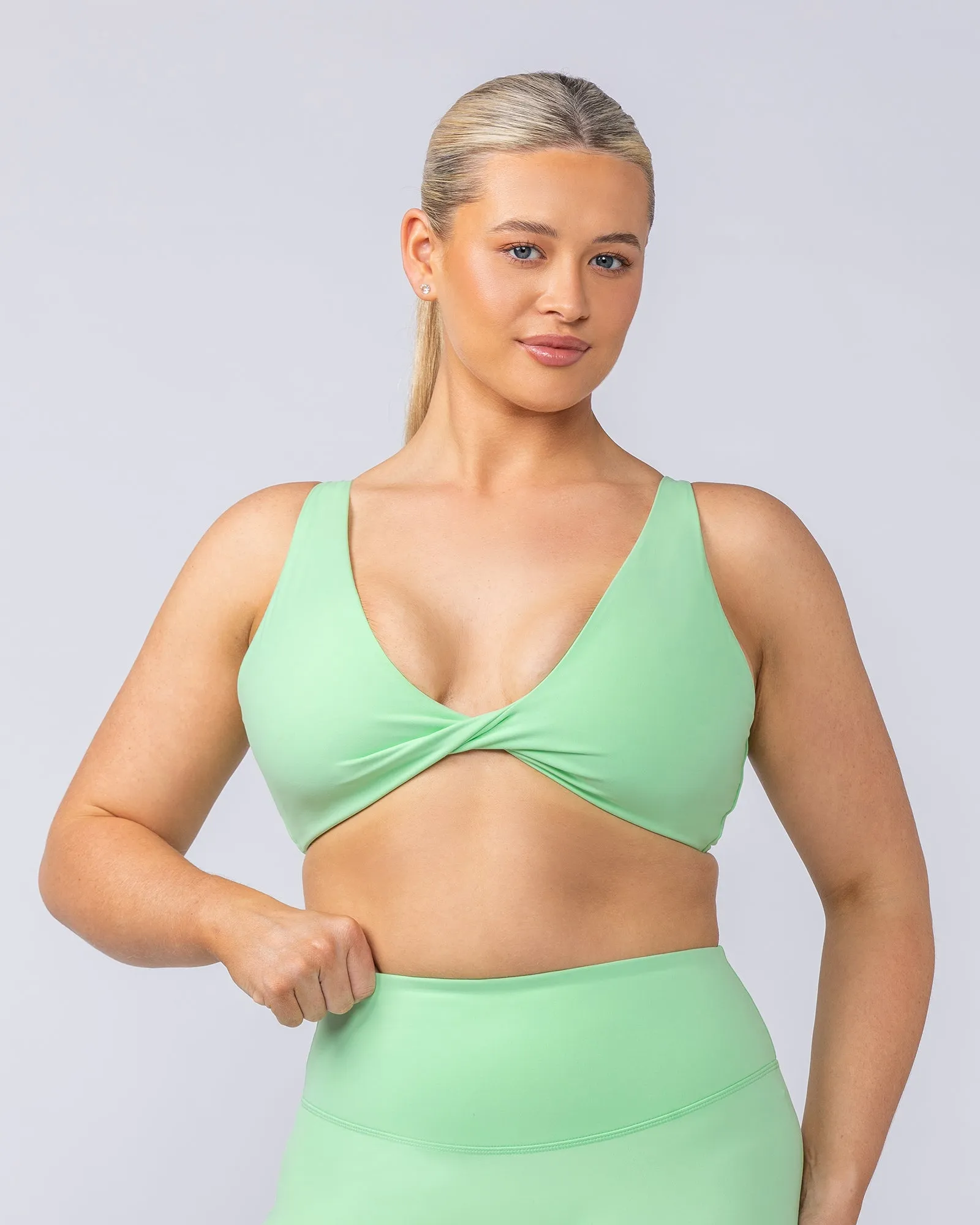 Embody Bralette - Lime Splice sold by Muscle Nation