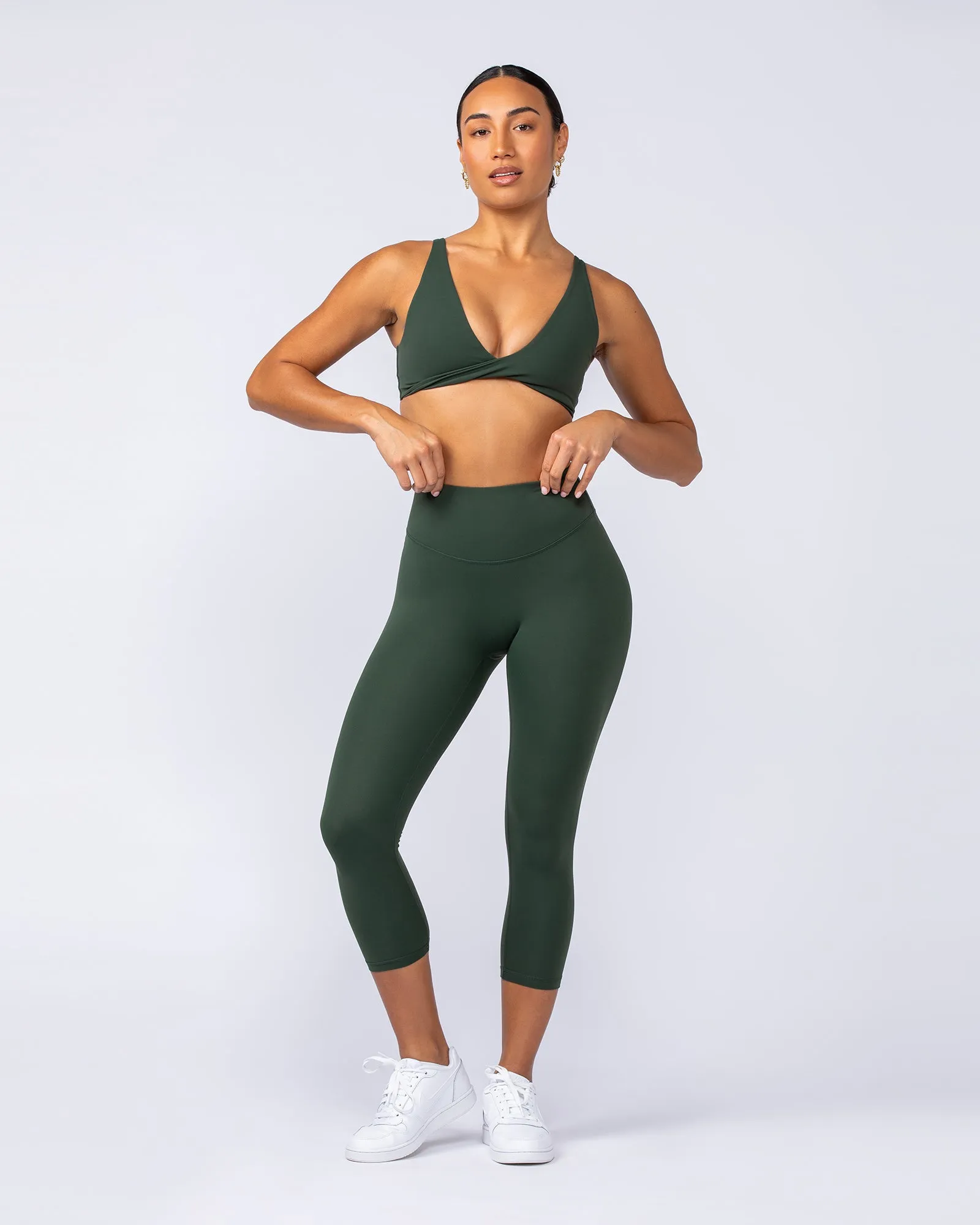 Embody Bralette - Dark Olive sold by Muscle Nation product image thumbnail 5