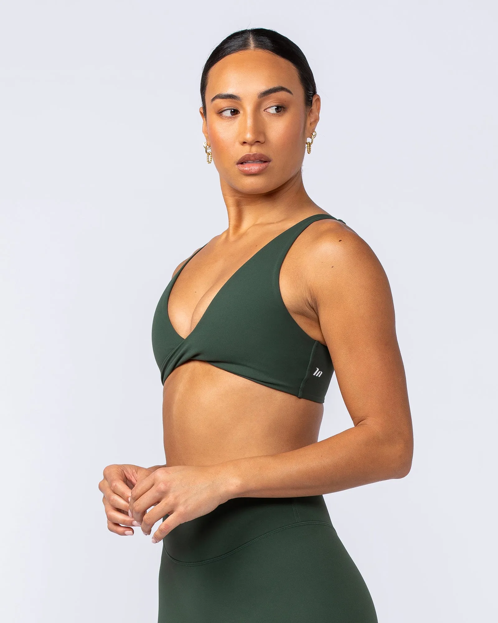 Embody Bralette - Dark Olive sold by Muscle Nation product image thumbnail 2
