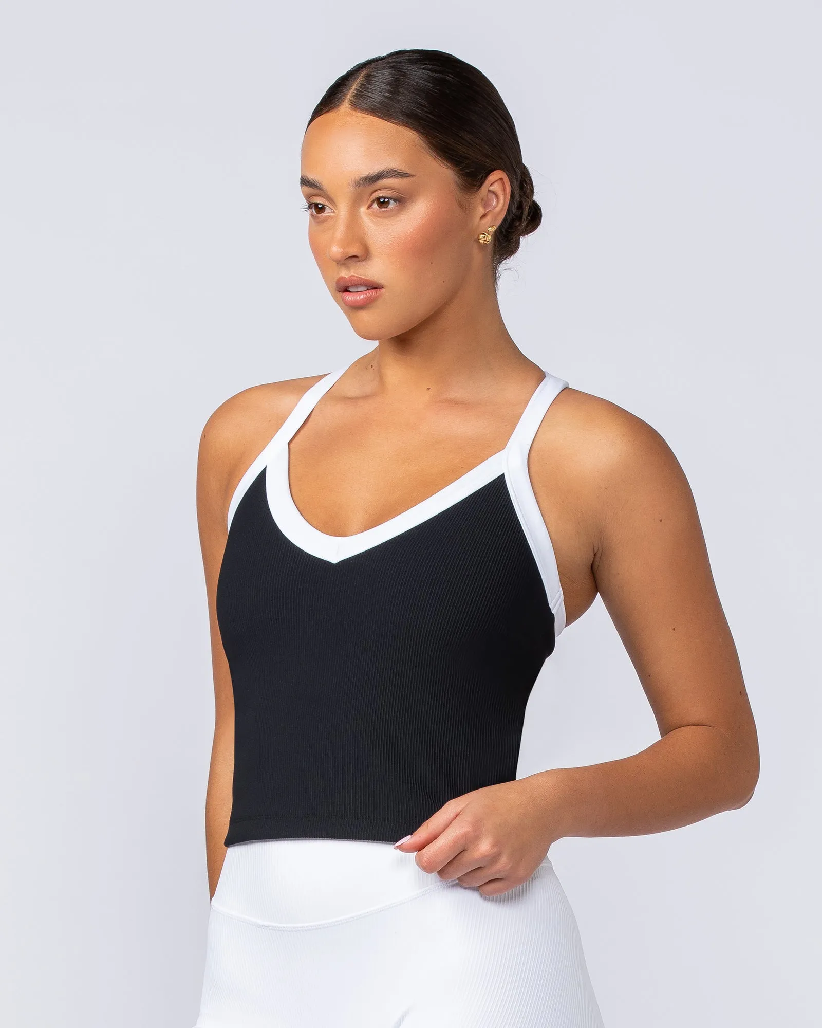 Define Rib Active Tank - Black sold by Muscle Nation product image thumbnail 2