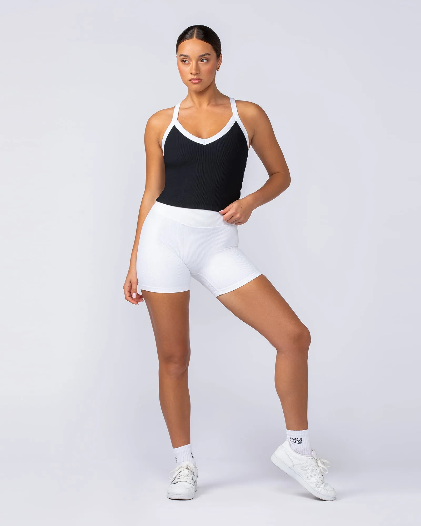 Define Rib Active Tank - Black sold by Muscle Nation product image thumbnail 5