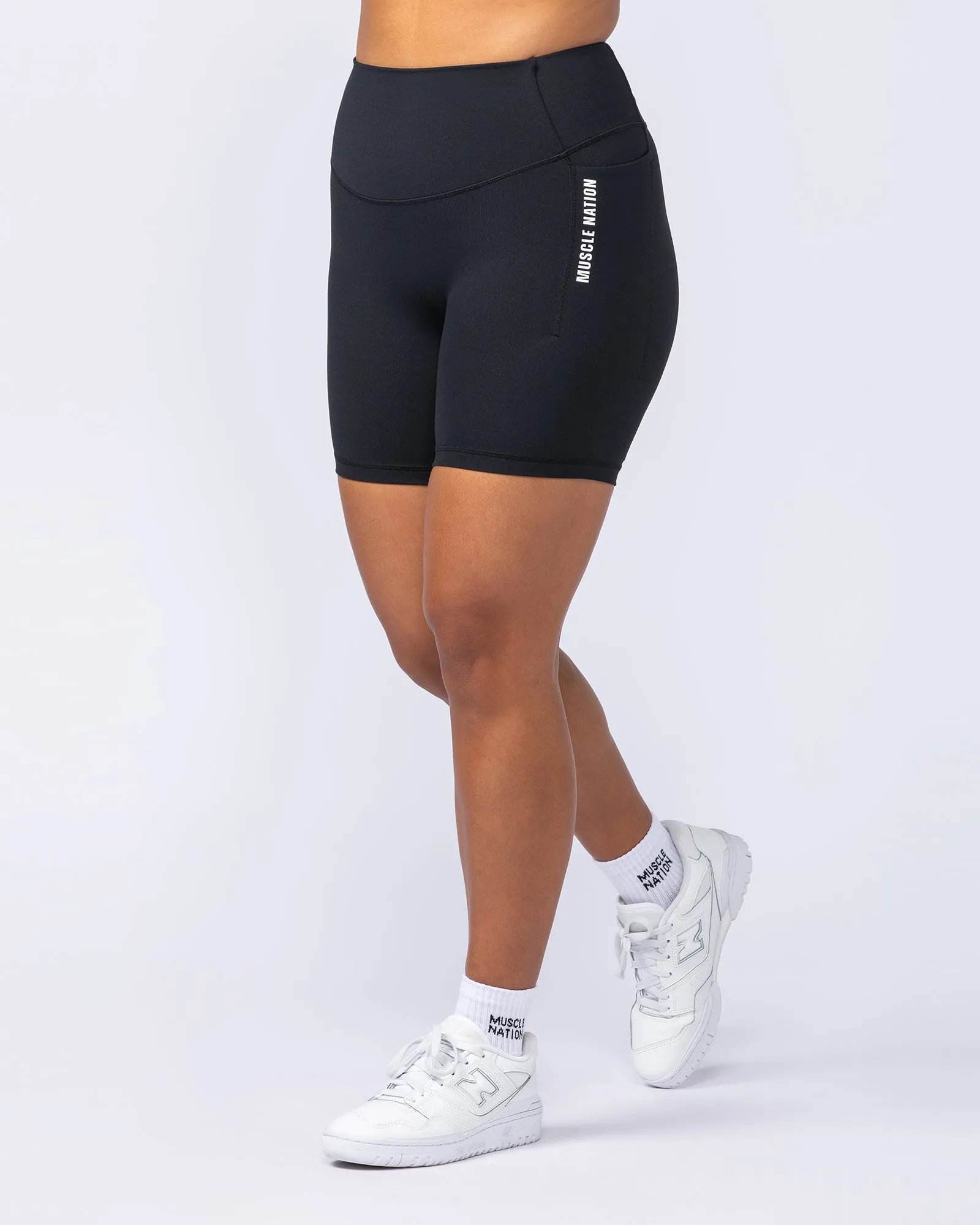 Core Pocket Bike Shorts - Black sold by Muscle Nation product image thumbnail 2
