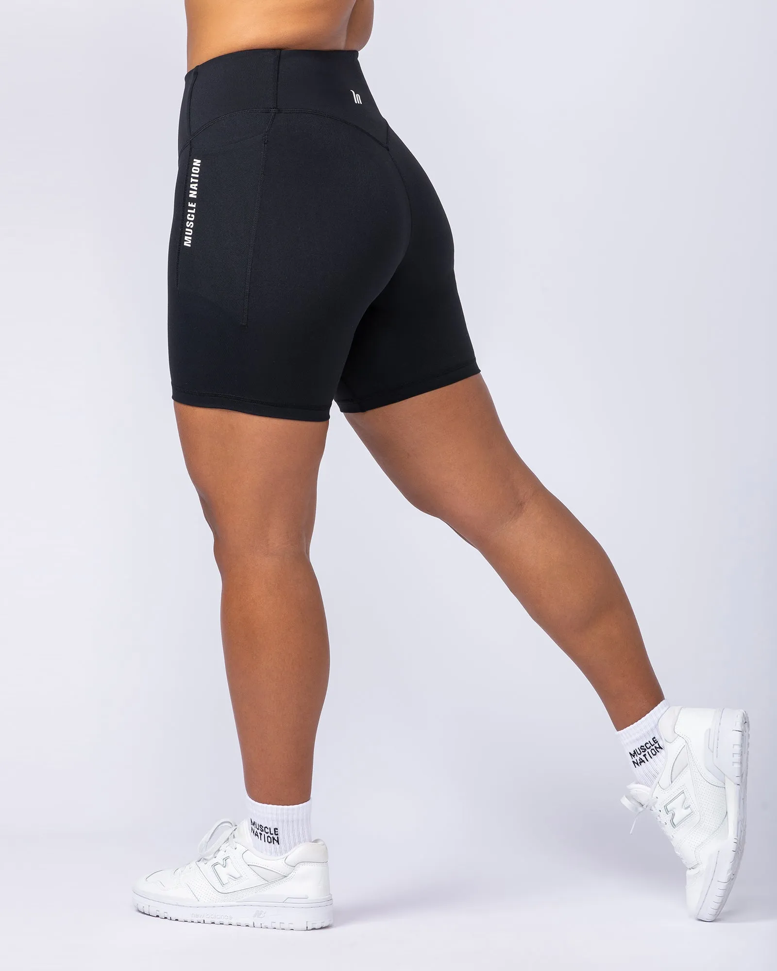 Core Pocket Bike Shorts - Black sold by Muscle Nation product image thumbnail 5