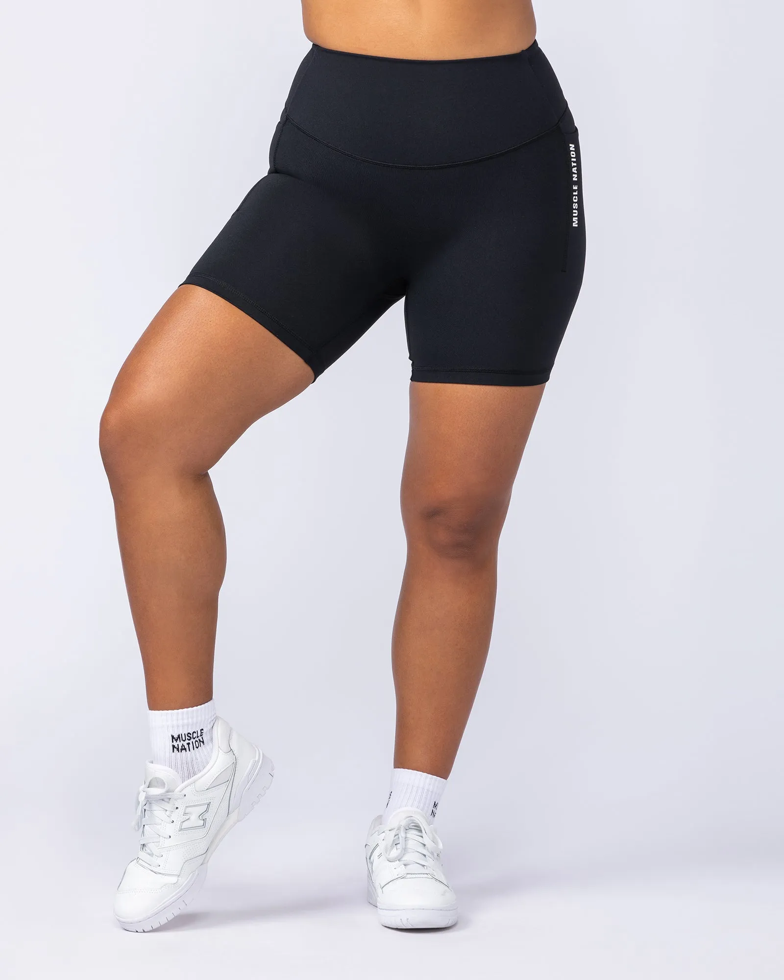 Core Pocket Bike Shorts - Black sold by Muscle Nation product image thumbnail 3