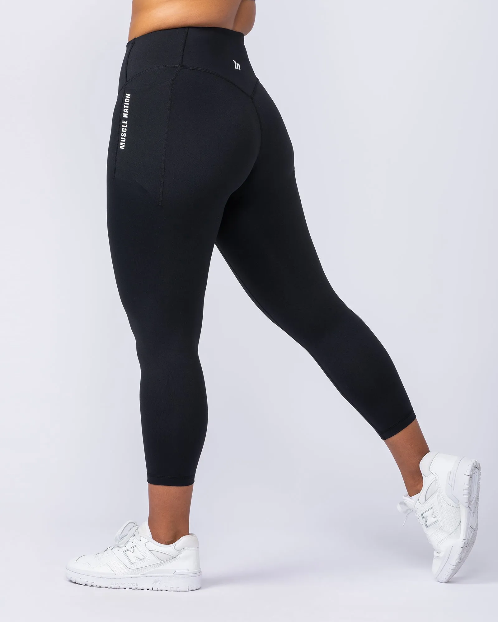 Core Pocket 7/8 Leggings - Black sold by Muscle Nation product image thumbnail 3