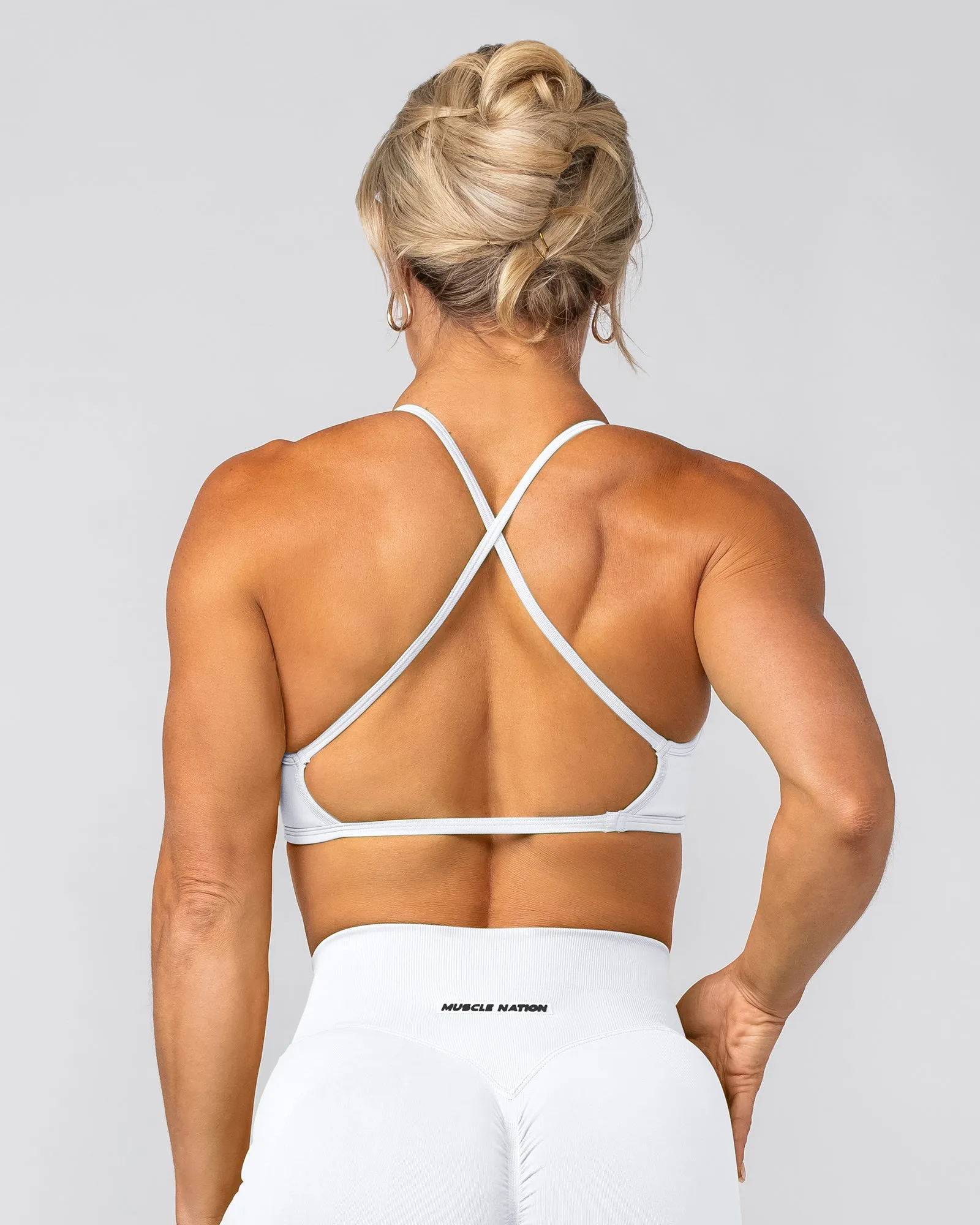 Everyday Seamless Bralette - White sold by Muscle Nation product image thumbnail 4